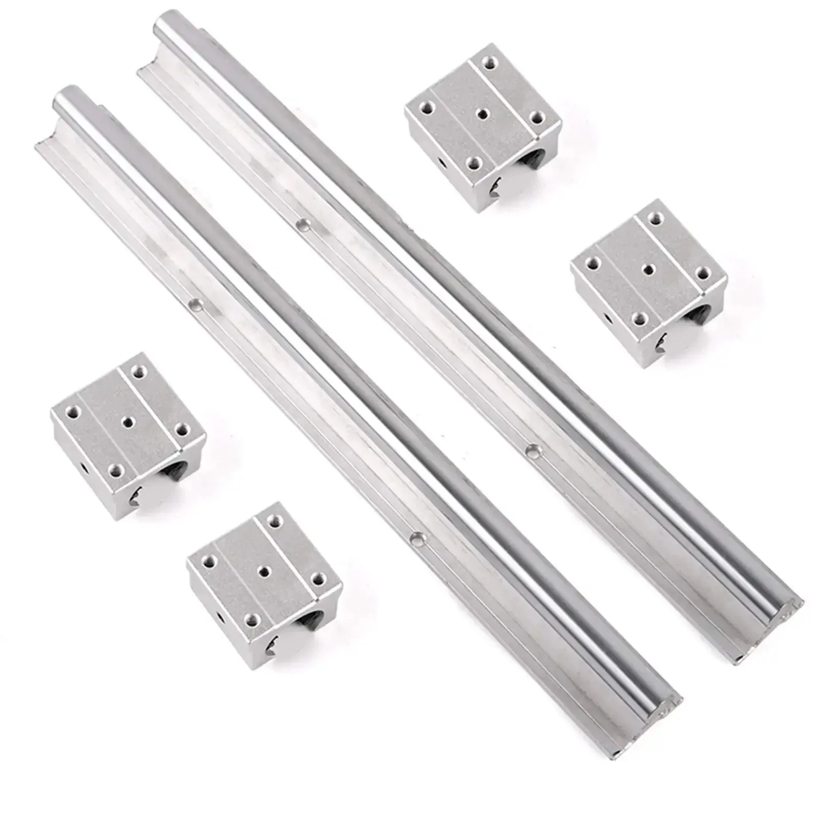 Two Pack SBR12 Linear Rails 1000mm With Four SBR12UU Blocks CNC Rail Kit For Automated Machines And Equipment Built For Smooth Rock Solid Precision And Easy Mounting - Image 6