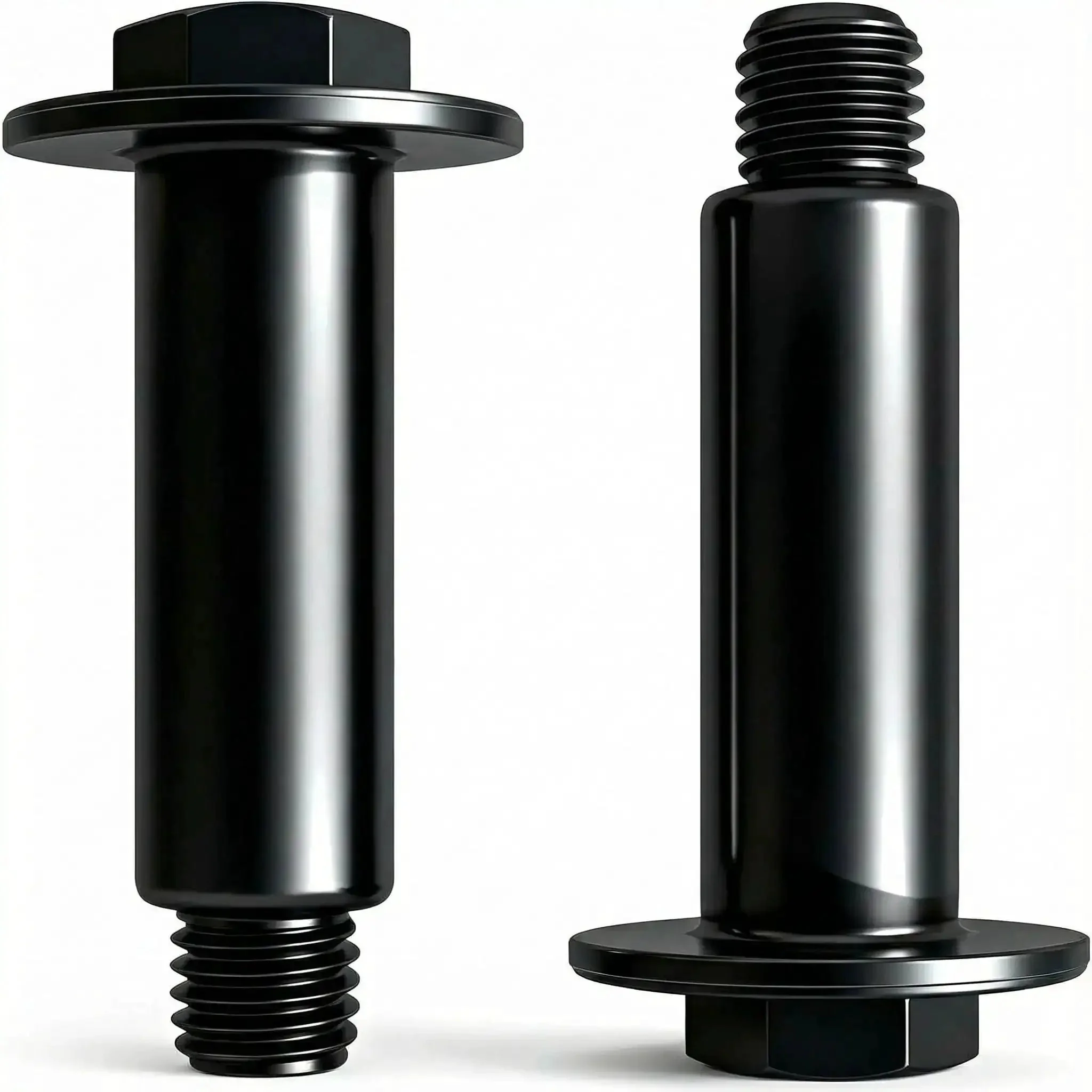 Two Pack Shoulder Bolts 614650 3/8-16 X 3-5/8 Inches Beefy Heavy Duty Replacement For 94-2797 55-9160 61-4651 Fits Toro Lawn Mower Snow Blower Weather Resistant Black Coated Steel