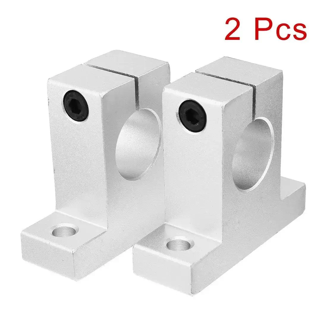 Two Pack SK25 Aluminum Linear Motion Rail Clamping Guide Support for 25mm Shaft, Low Friction, High Precision Rail Mount for Multi Axis Machines and Industrial Equipment - Image 6