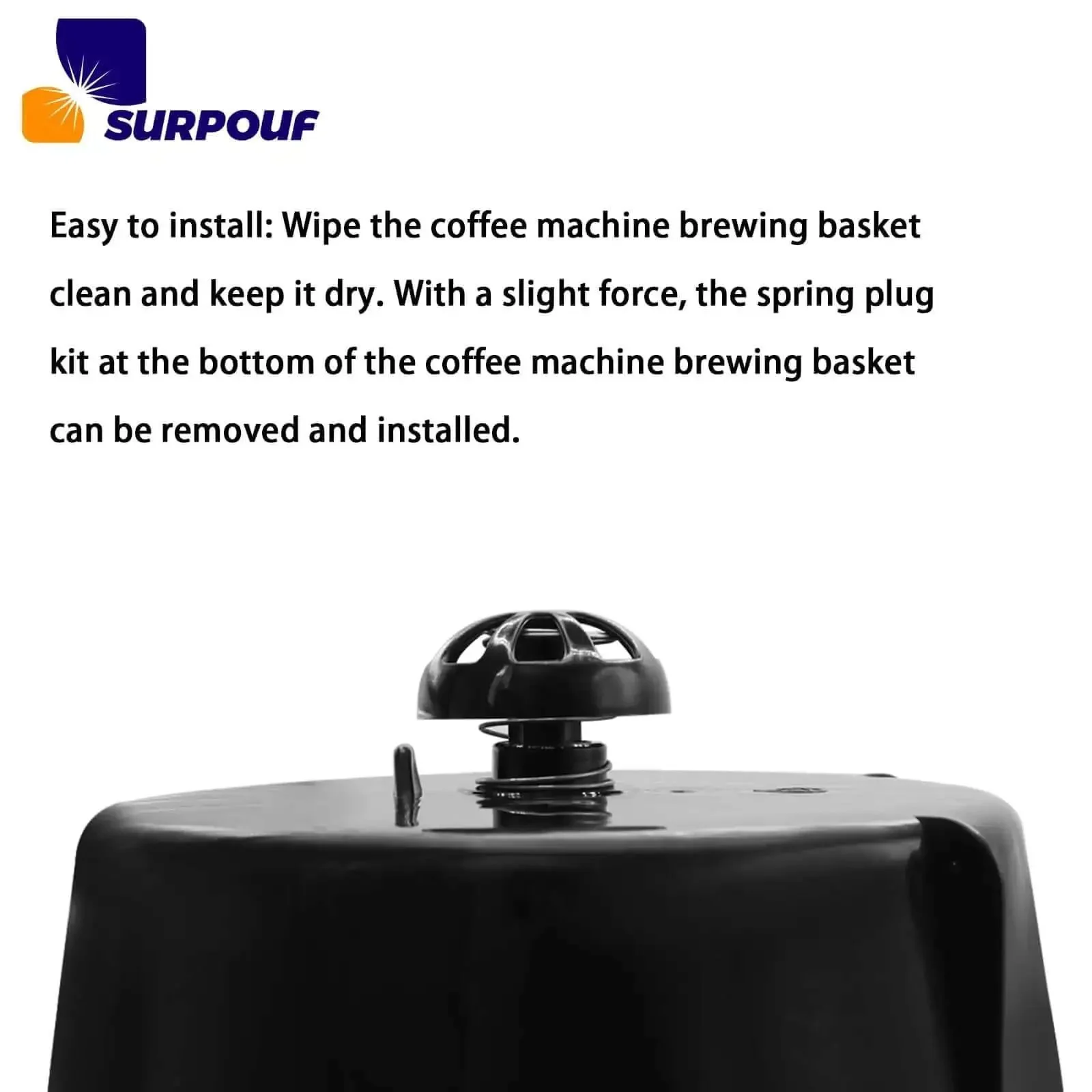 Two Pack Spring Loaded Brew Basket Stopper Kit For Universal Coffee Machines, Replacement Parts Compatible With 990117900 And 990237500, No Fuss Easy Install, Durable Coffee Maker Accessory For Home Brews And Quick Fix - Image 3