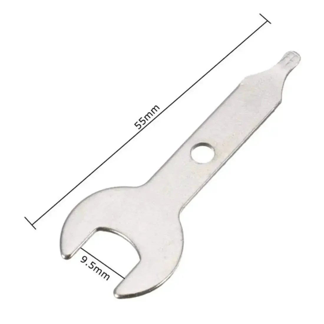 Two Pack Stainless Steel Collet Wrench Keys For Rotary Tools Three Eighths Inch Nut Spanner Precision Engraving Equipment Tool Set Compact Lightweight And Easy To Carry Ideal For DIYers And Pros - Image 6