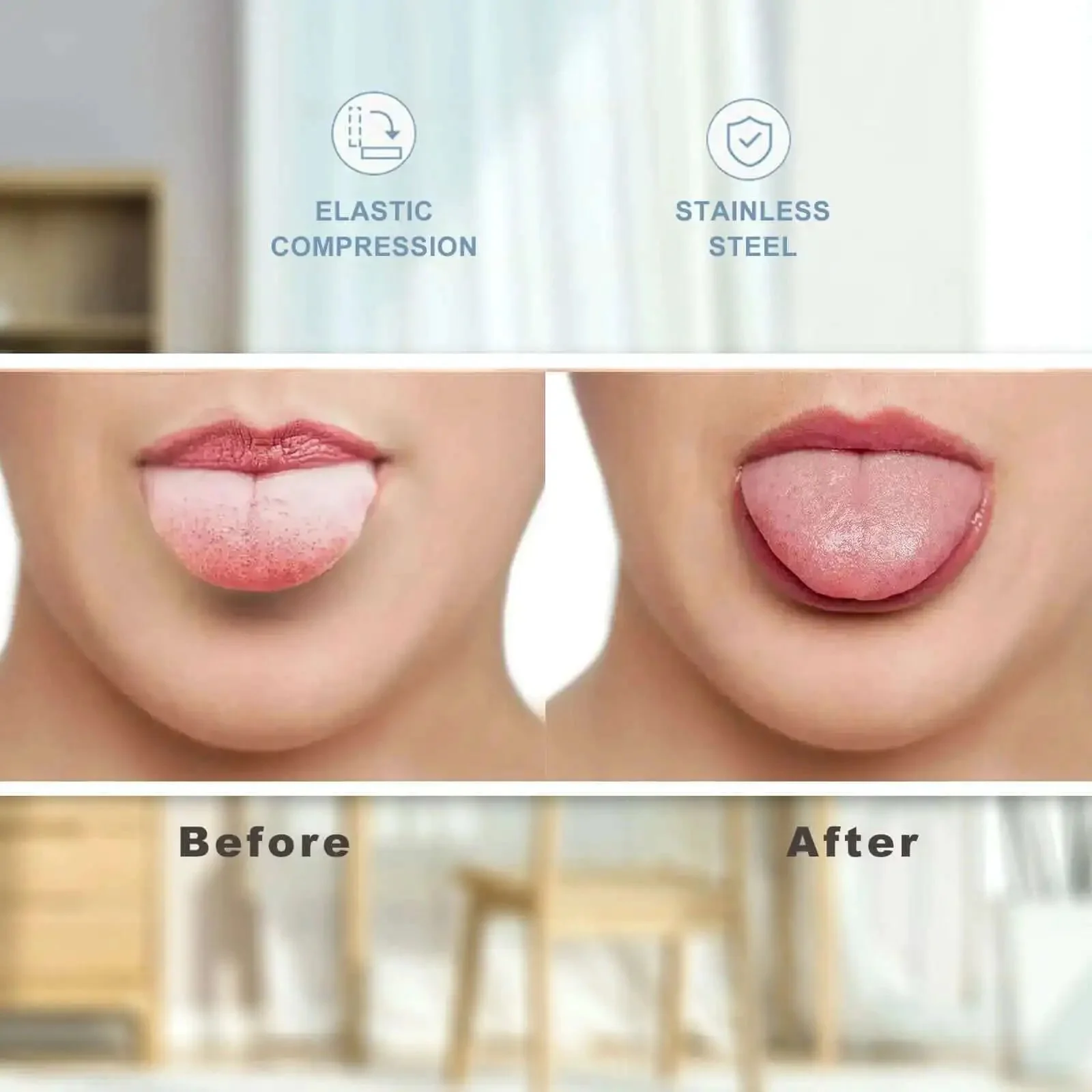 Two Pack Tongue Scrapers Made From 304 Stainless Steel For Adults And Kids, Pro Oral Care Tool To Beat Bad Breath And Keep Breath Fresh, Smooth Edges, Safe On Tongue, Easy To Clean And Reuse - Image 7