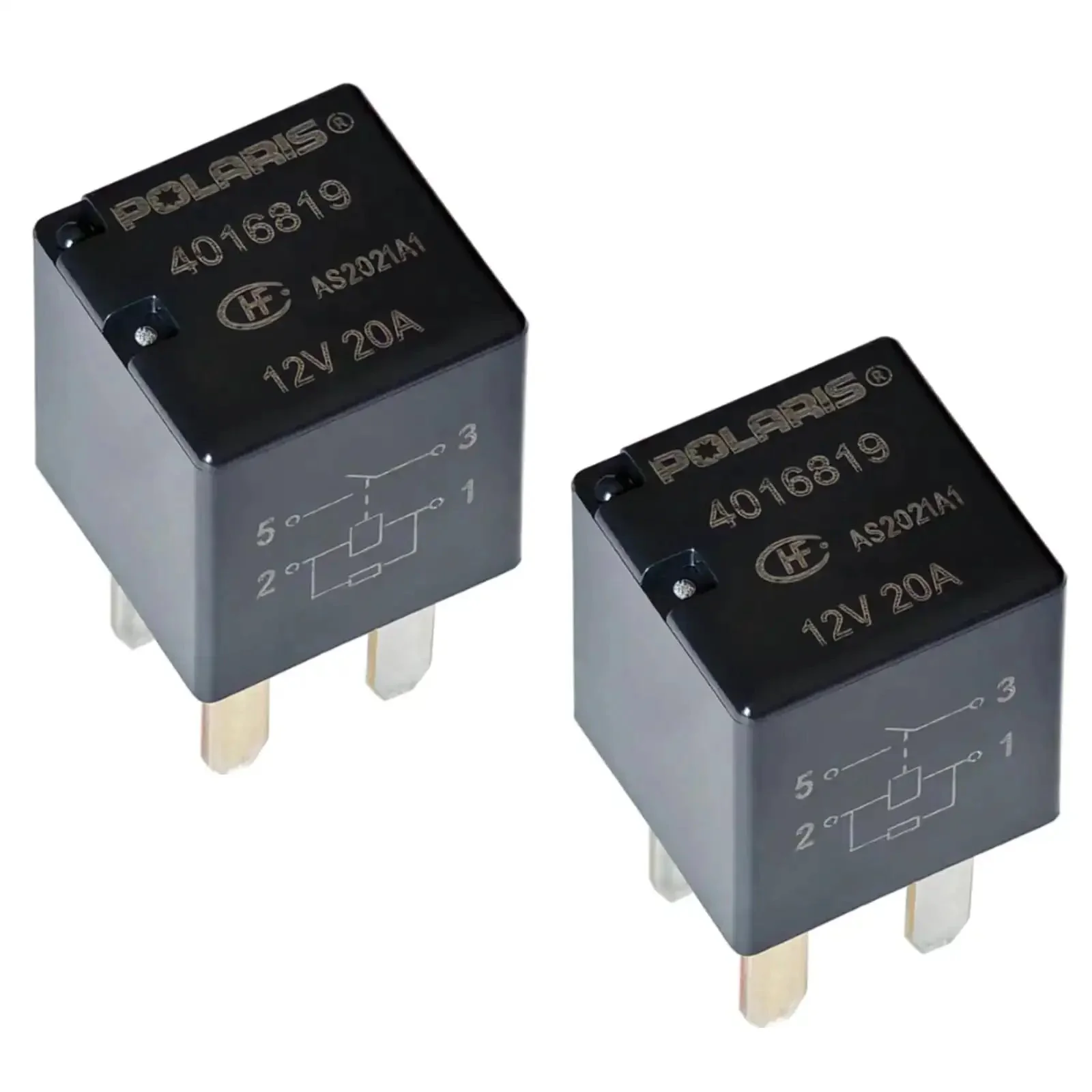 Two Pack Ultra Mini ISO Automotive Relay 12V DC 20A 4 Pin Micro Size Built For Tight Spaces Go To Relay For Power Windows And General Car Applications High Quality Micro Relay For Reliable Switching