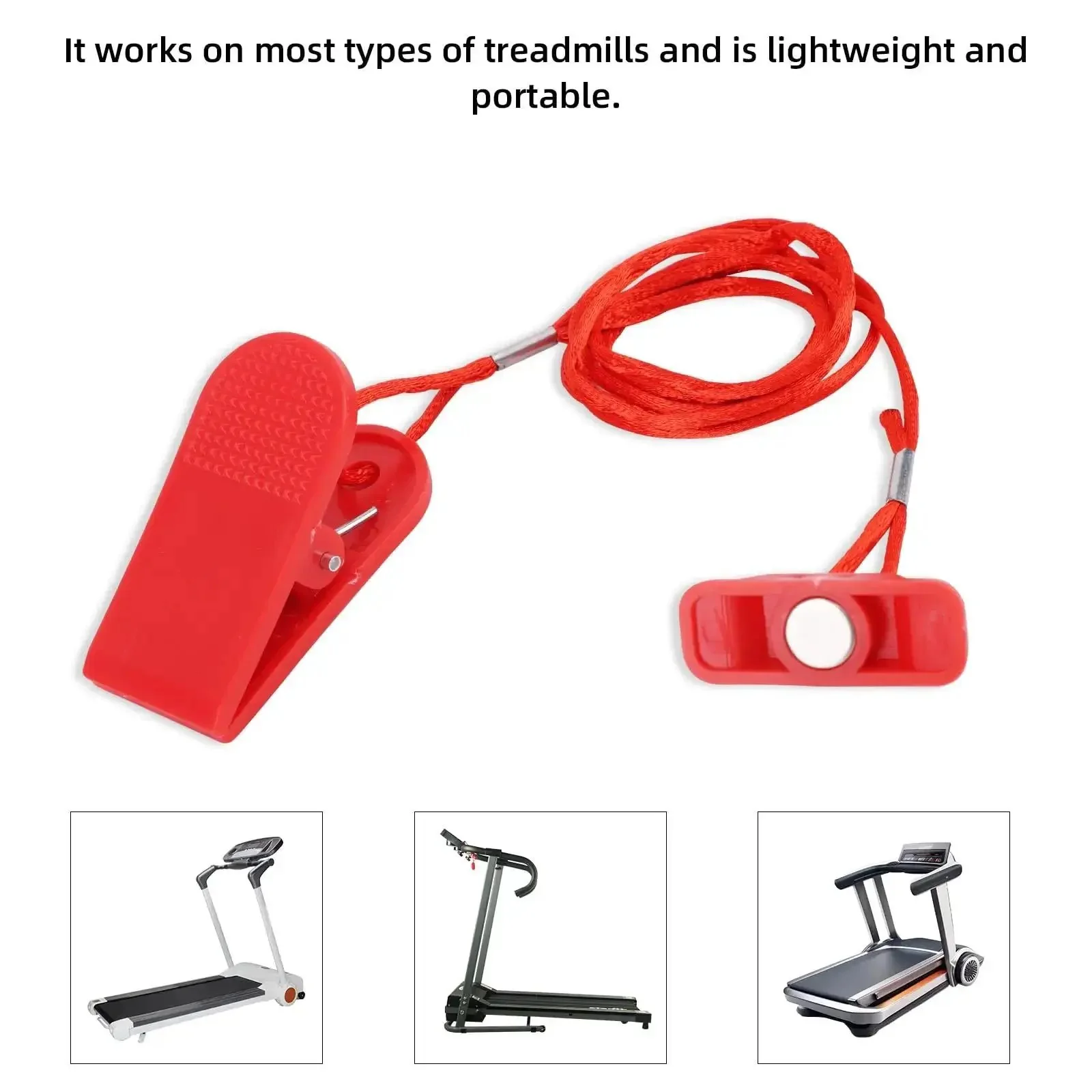 Two Pack Universal Treadmill Magnet Safety Keys With Rectangular Magnetic Emergency Stop Switch For Most Treadmills And Running Machines A Must Have For Home Gyms Busy Families And Gym Setups - Image 5
