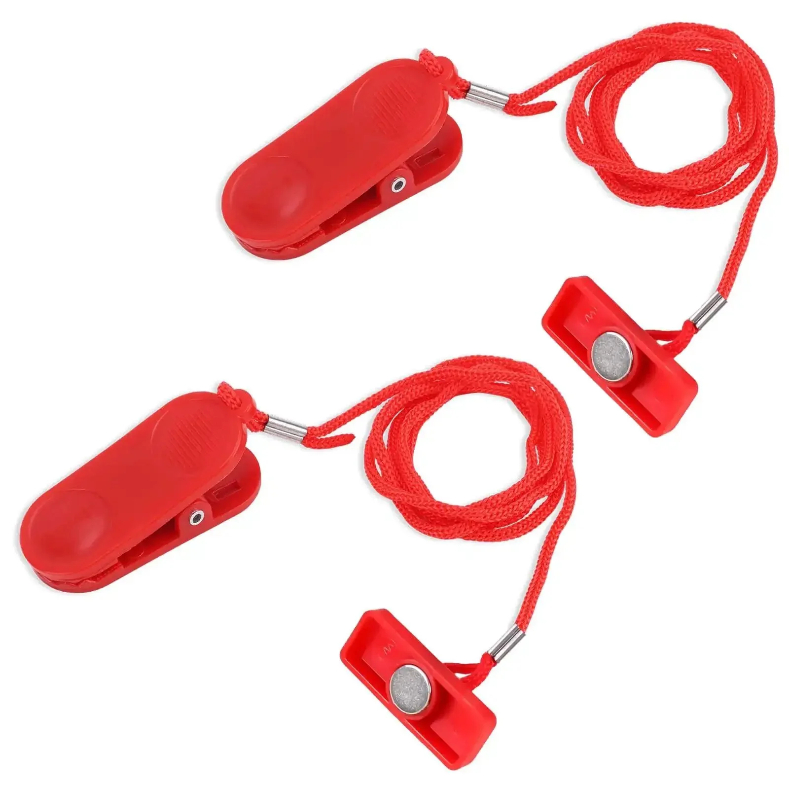 Two Pack Universal Treadmill Magnetic Safety Keys For Emergency Stop Rectangle Key Replacement Accessory For Most Treadmills And Running Machines Spare Key Set For Quick Swap And Peace Of Mind