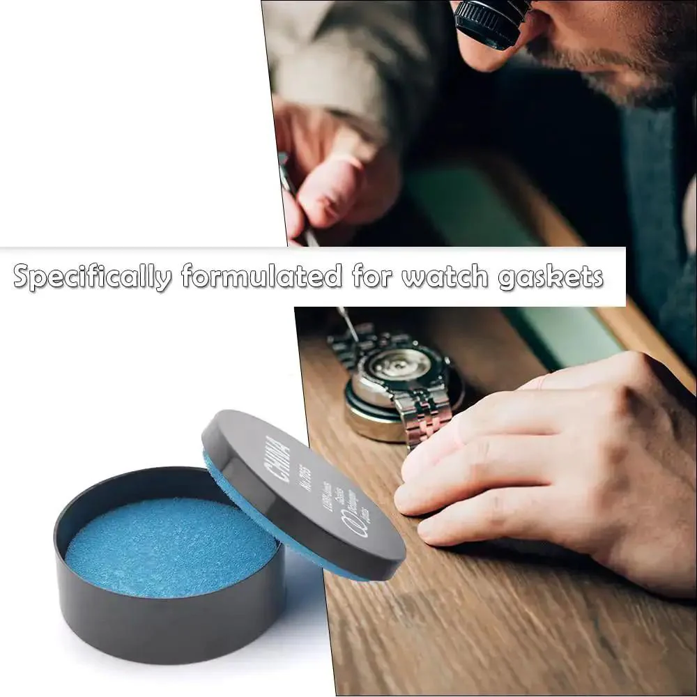 Two Pack Watch Gasket Grease Silicone Sealant For Wristwatches O Ring Maintenance And Repair Tool Set For DIYers Watchmakers And Professionals Black Lubricant For Leak Free Seals - Image 6