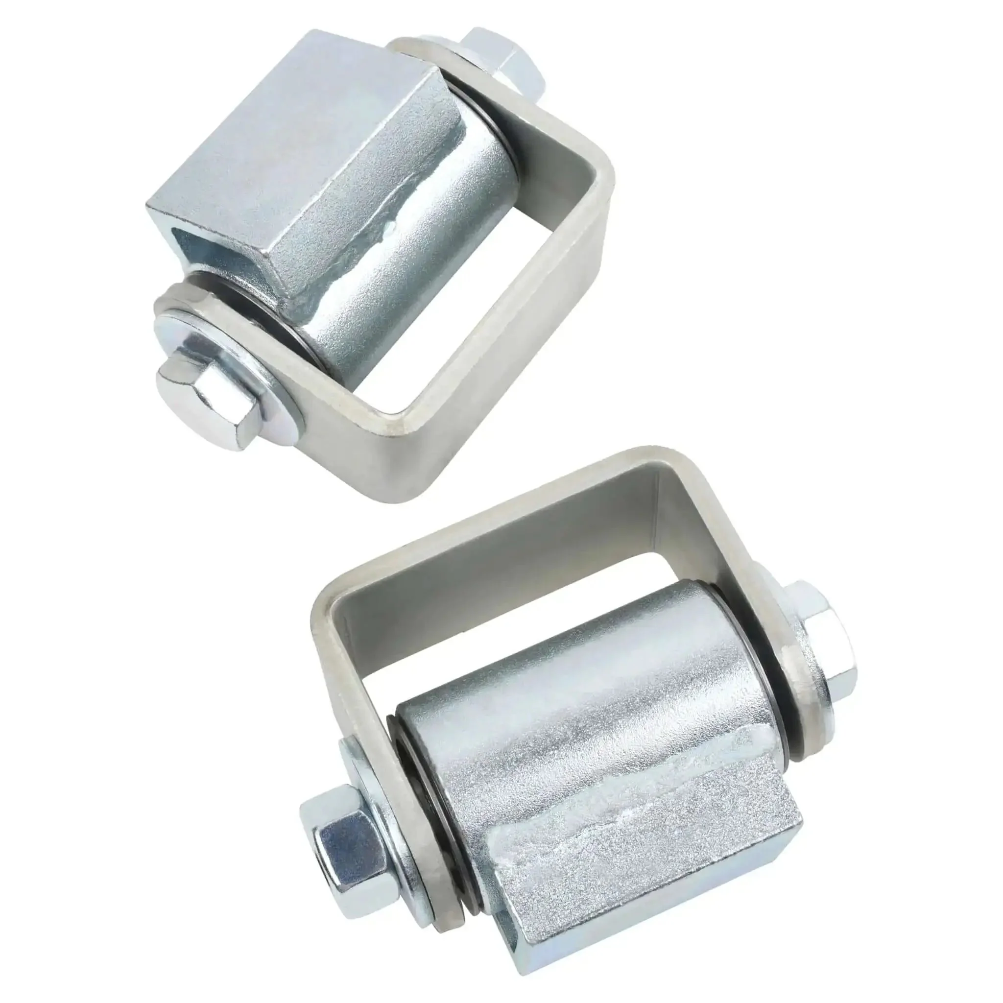 Two Pairs Heavy Duty Weld On Gate Hinges With Sealed Bearings, Adjustable 3.5 To 4 Inch Gap, Zinc Plated, Grade 5 3/4 Inch Bolts, Supports Up To 2800 Lbs Per Pair - Image 3