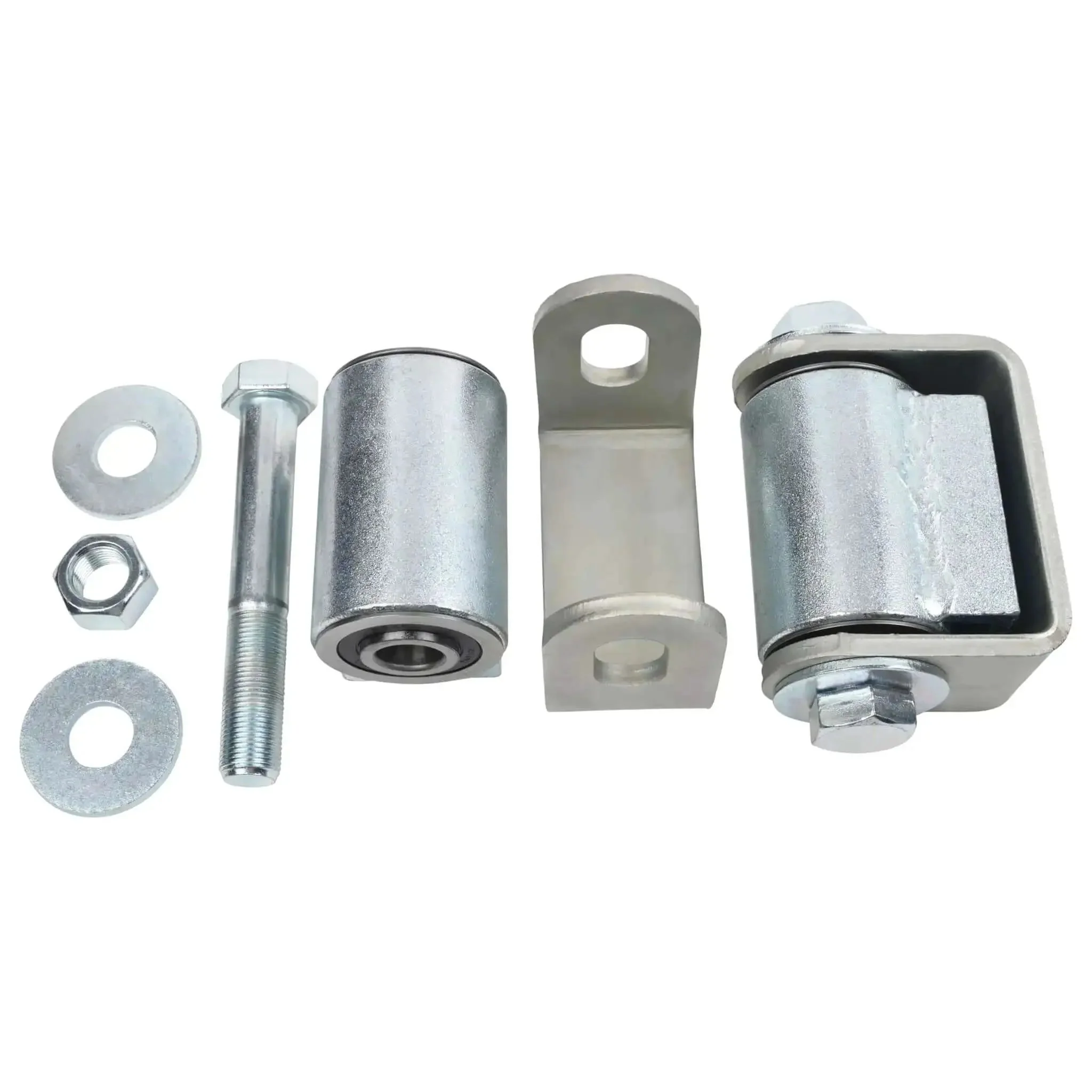 Two Pairs Heavy Duty Weld On Gate Hinges With Sealed Bearings, Adjustable 3.5 To 4 Inch Gap, Zinc Plated, Grade 5 3/4 Inch Bolts, Supports Up To 2800 Lbs Per Pair - Image 5