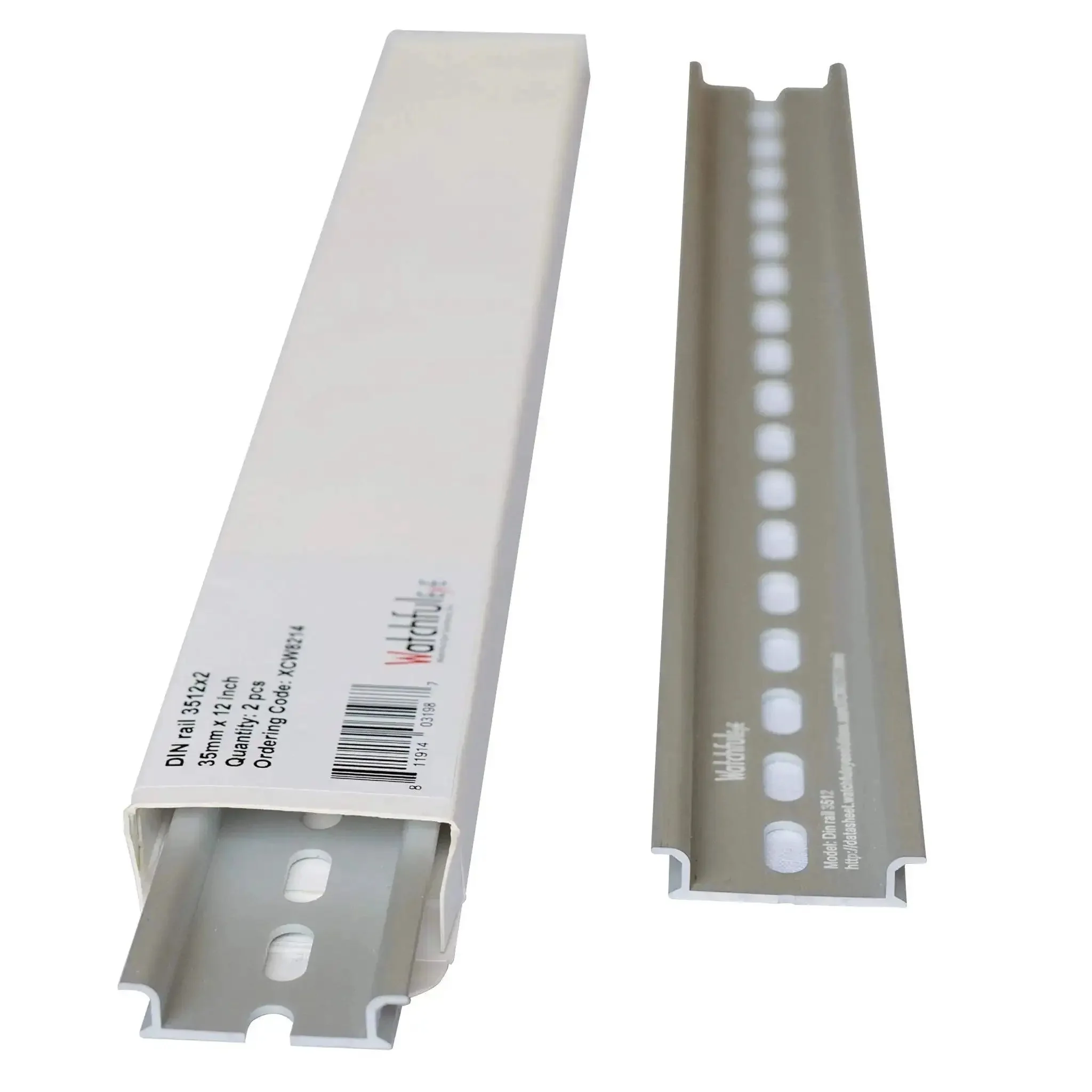 Two Piece DIN Rail Slotted Aluminum Alloy Channel With Anodized Finish, 12 Inch Length, 35mm Width, 7.5mm Height, Lightweight 60g Per Unit, Ideal For Industrial Enclosures And Panel Mounts - Image 6