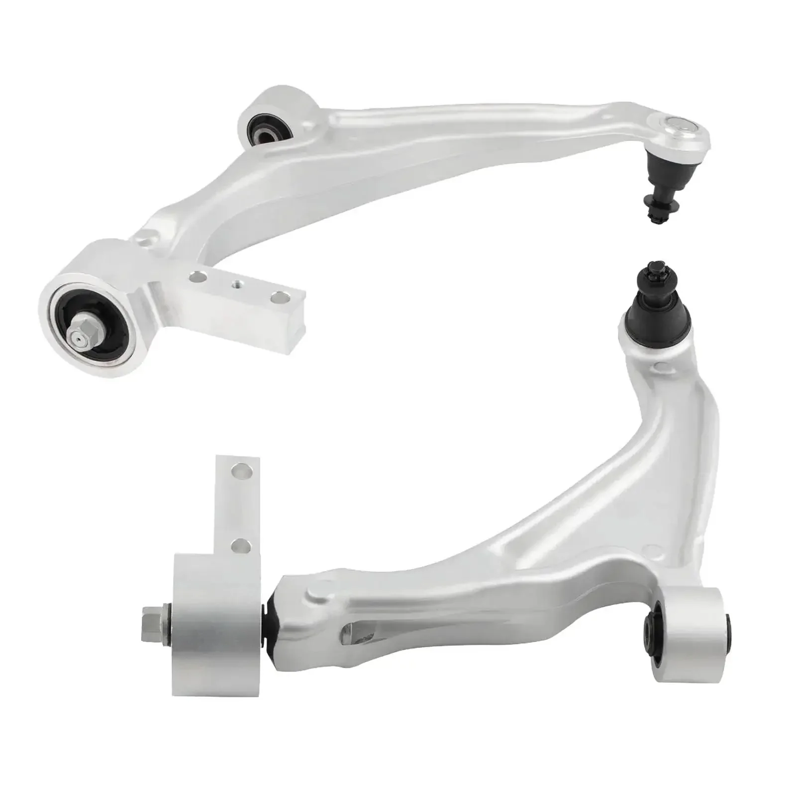 Two Piece Front Lower Control Arm Suspension Kit For Honda Pilot 2009 2010 2011 2012 2013 2014 2015 Front Left And Right Lower Control Arms With Ball Joints And Bushings For Smooth Ride And Reliable Handling