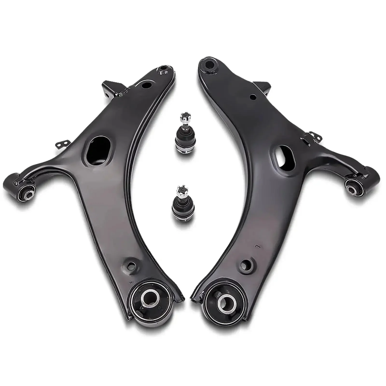 Two Piece Front Lower Control Arm With Ball Joint Kit For Subaru Forester 2009 2013 And Subaru Impreza WRX 2011 2014 Direct Fit Suspension Replacement With Ball Joint MS801051 MS801052