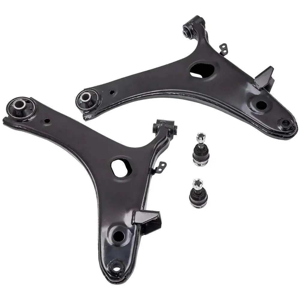 Two Piece Front Lower Control Arm With Ball Joint Kit For Subaru Forester 2009 2013 And Subaru Impreza WRX 2011 2014 Direct Fit Suspension Replacement With Ball Joint MS801051 MS801052 - Image 2