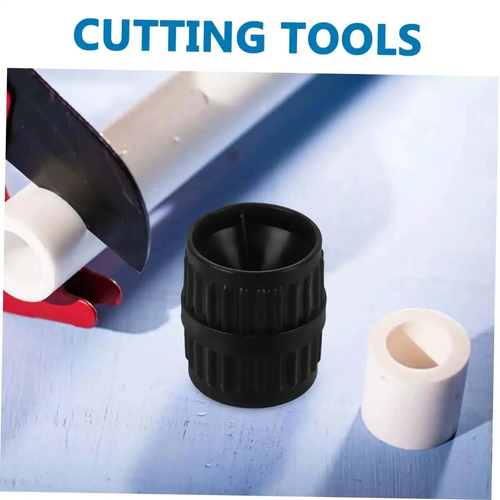 Two Piece Inner Outer Reamer Deburring Tool Set For Water Pipes Compact And Portable Chamfering Kit For Tubes And Edges DIY Friendly Easy To Use Deburring Tool For Copper Piping And Plumbing Projects - Image 2