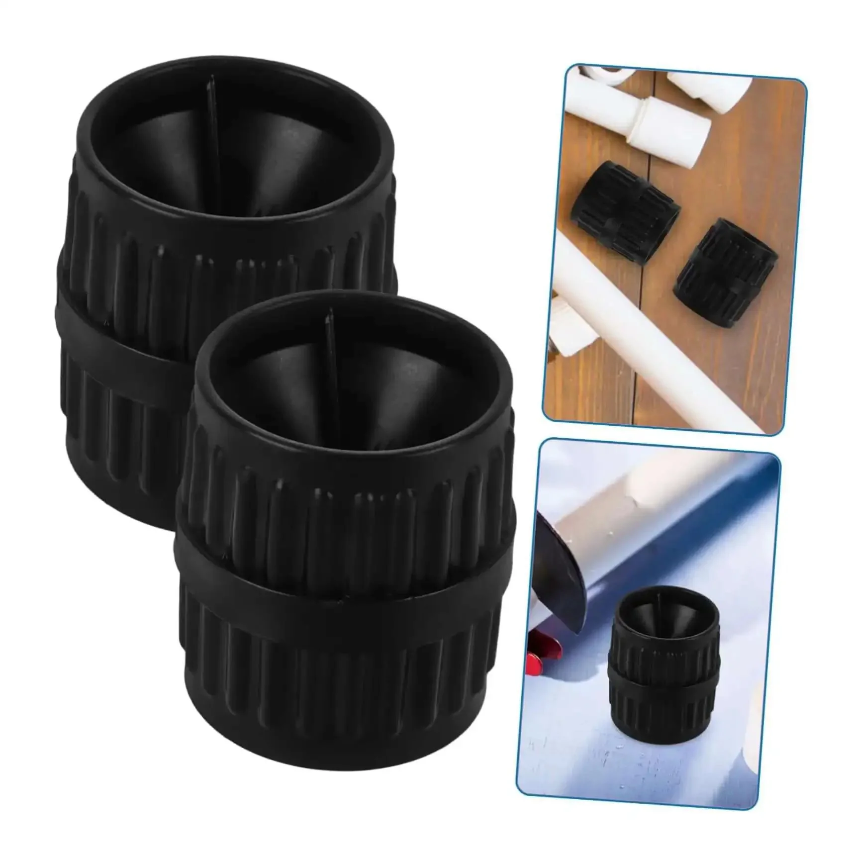 Two Piece Inner Outer Reamer Deburring Tool Set For Water Pipes Compact And Portable Chamfering Kit For Tubes And Edges DIY Friendly Easy To Use Deburring Tool For Copper Piping And Plumbing Projects - Image 3