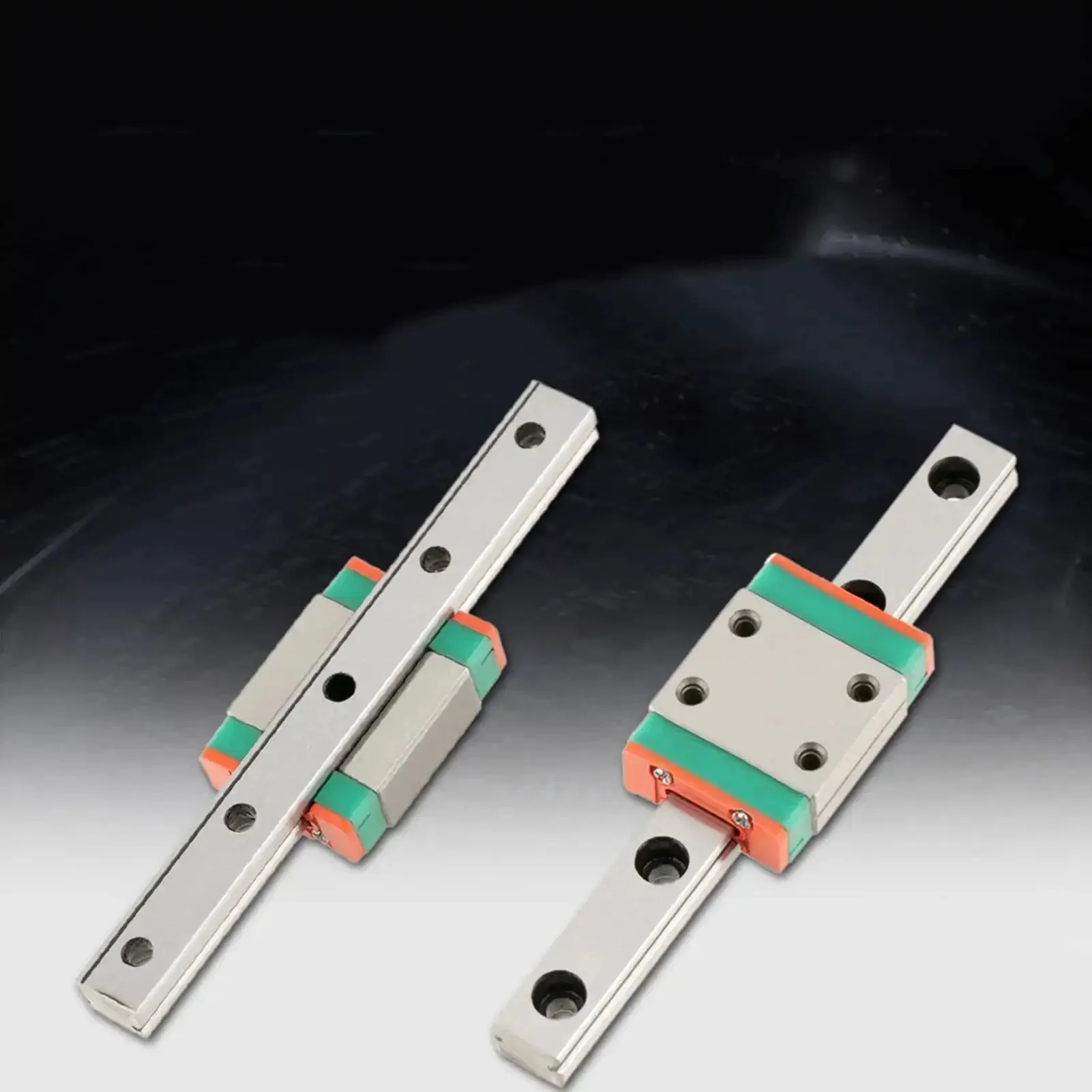 Two Piece LML7B Miniature Linear Rail Guide Set With 7mm Width Slide Block For CNC Machines, 3D Printers, And Precision Motion Systems, Lightweight, Side Lubrication Inlet, Ideal For Small Equipment And Automatic Systems - Image 2