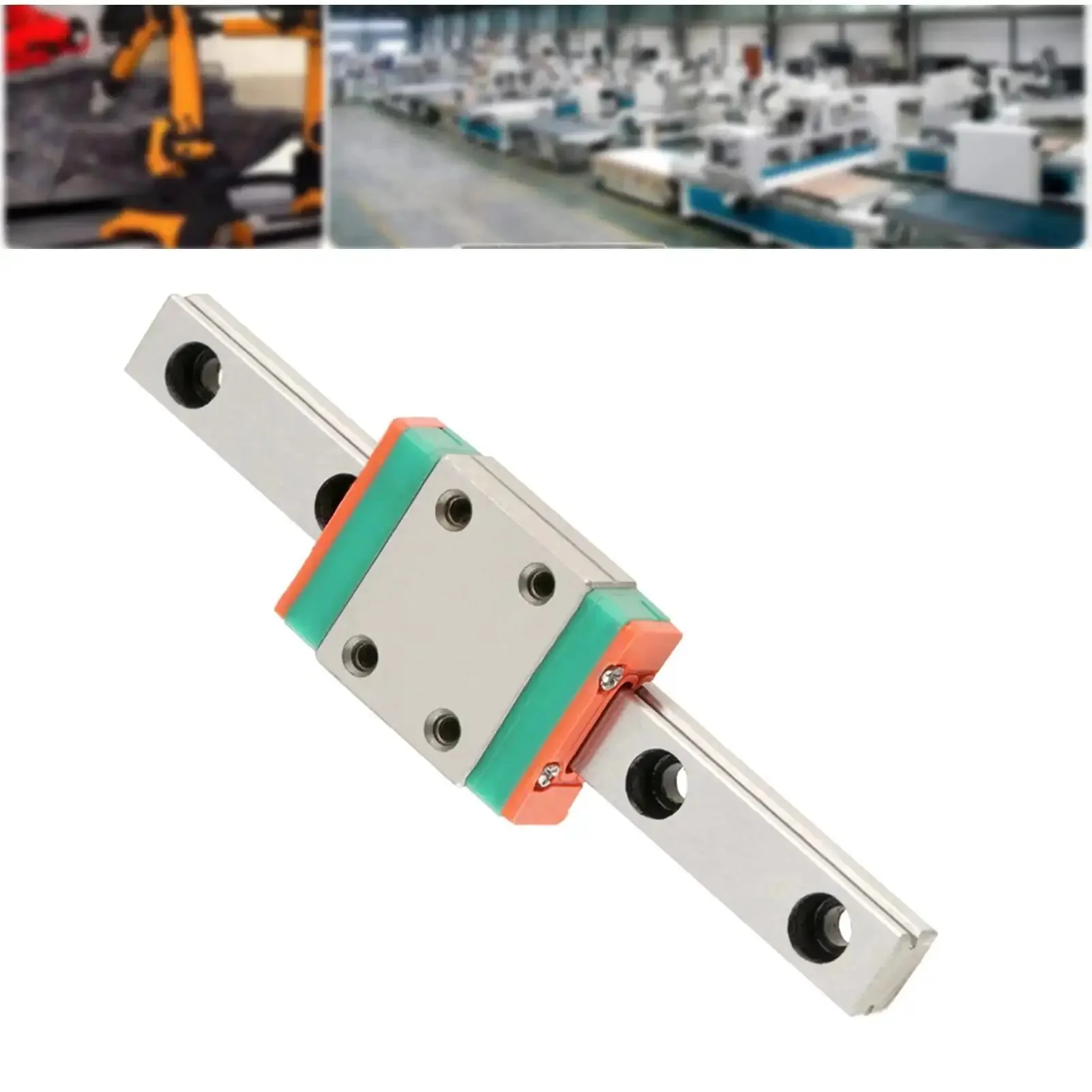 Two Piece LML7B Miniature Linear Rail Guide Set With 7mm Width Slide Block For CNC Machines, 3D Printers, And Precision Motion Systems, Lightweight, Side Lubrication Inlet, Ideal For Small Equipment And Automatic Systems - Image 3