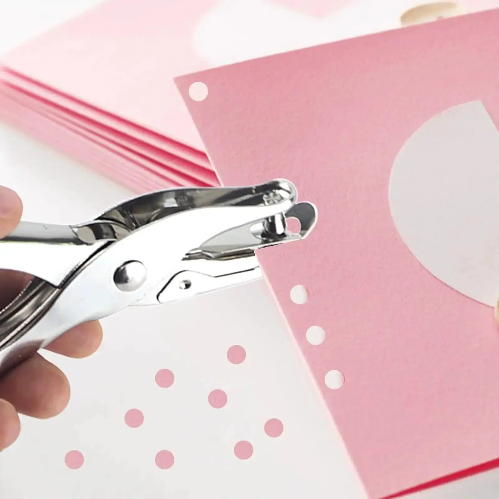 Two Piece Metal Hole Punch Set With One Quarter Inch And One Eighth Inch Single Hole Punches For DIY Crafting Labels Greeting Cards And Home Office Projects Handy Budget Friendly Punchers For Quick Precise Holes - Image 4