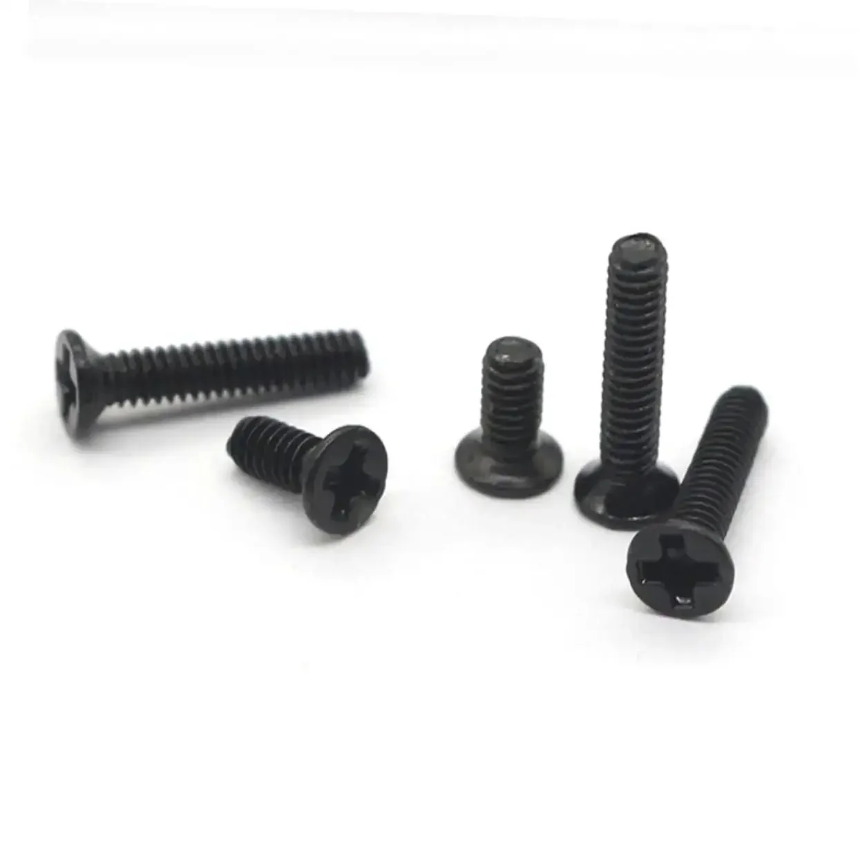 Two Piece Miniature Screw Set With Countersunk Round Screws, DIY Friendly For Glasses, Watches And Electronics, Durable Carbon Steel Construction, Lightweight Portable Storage Box For Easy Access And Quick Organization - Image 2
