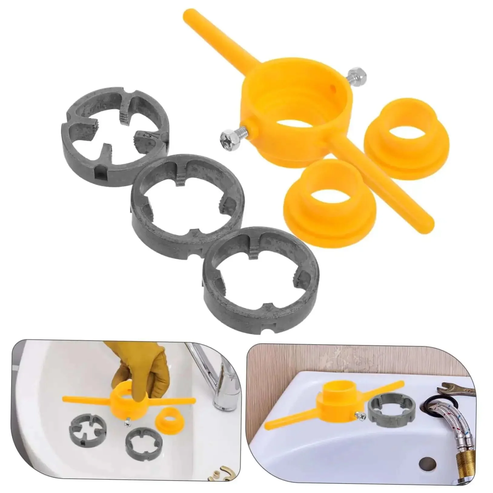 Two Piece NPT Threading Tool Kit For Home Garage DIY ABS Threader Die Set Easy To Use Plumbing Thread Tools All In One Pipe Threader Kit For Quick Precise Pipe Threads And Leak Free Joints - Image 4