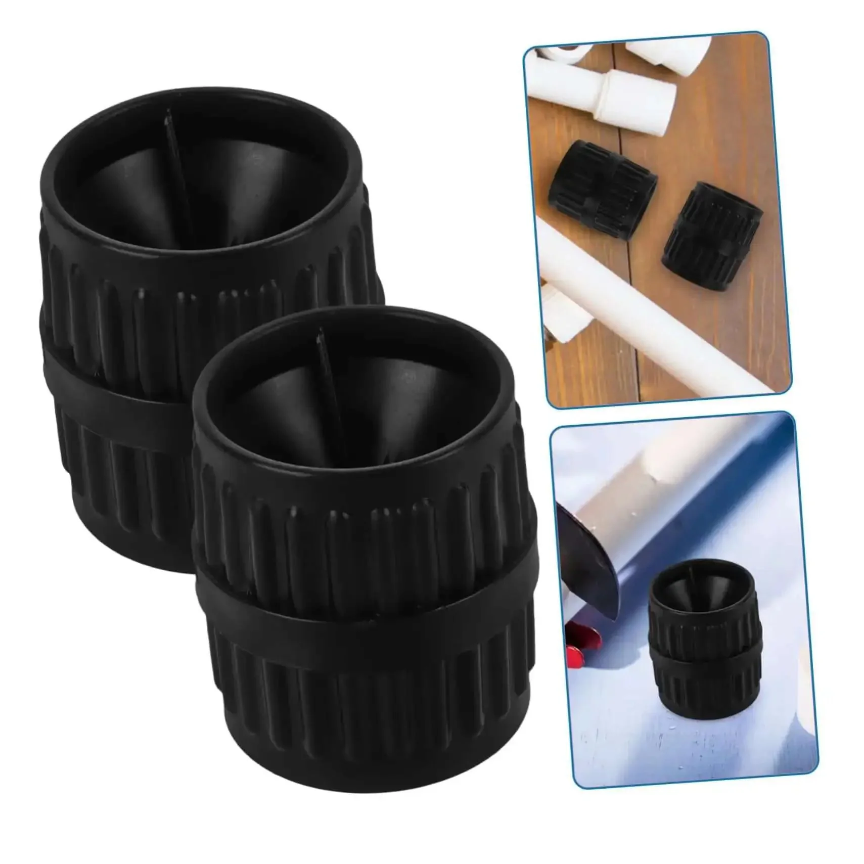 Two Piece Tubing Reamer Tool For Deburring Inner And Outer Chamfering Portable Plumbing Reamer Set For Copper Pipes Deburring Tools For Pros And DIYers - Image 8