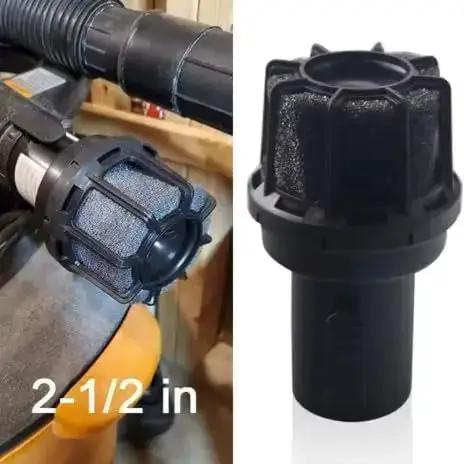 Two Point Five Inch Shop Vacuum Muffler Diffuser For Noise Reduction And Air Filtration Heavy Duty Industrial Grade Exhaust Accessory Fits Wet Dry Vacs And Most Vacuums Compatible With CMXZVBE38660 And Other Common Models For Ridgid Craftsman - Image 8