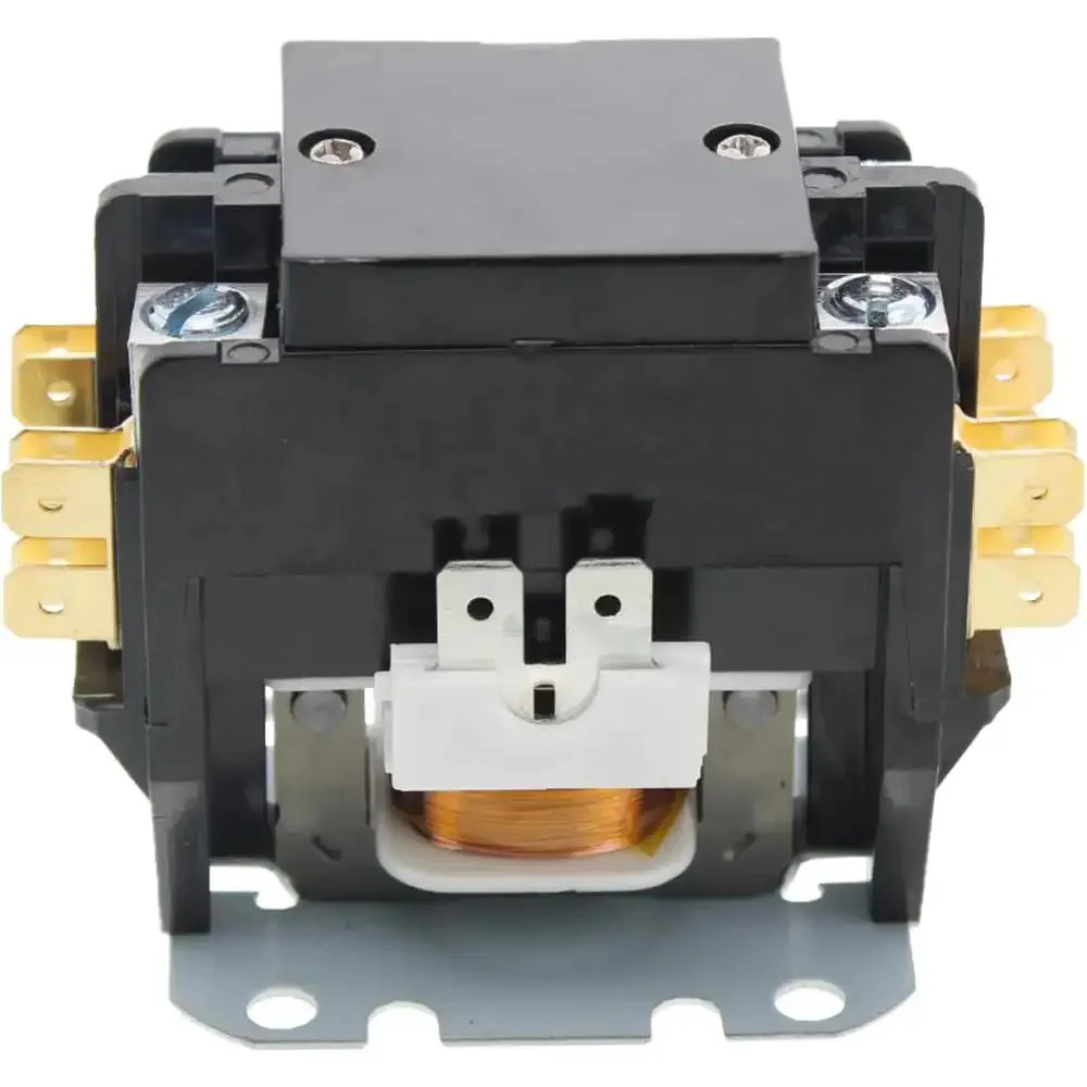Two Pole 40 Amp 24 Volt Condenser Contactor Relay For AC And Heat Pump Systems Replacement Part Replaces 17425 C240A DP40242 Sealed Contacts Beefed Up Heavy Duty Upgrade Fits All Brands - Image 4