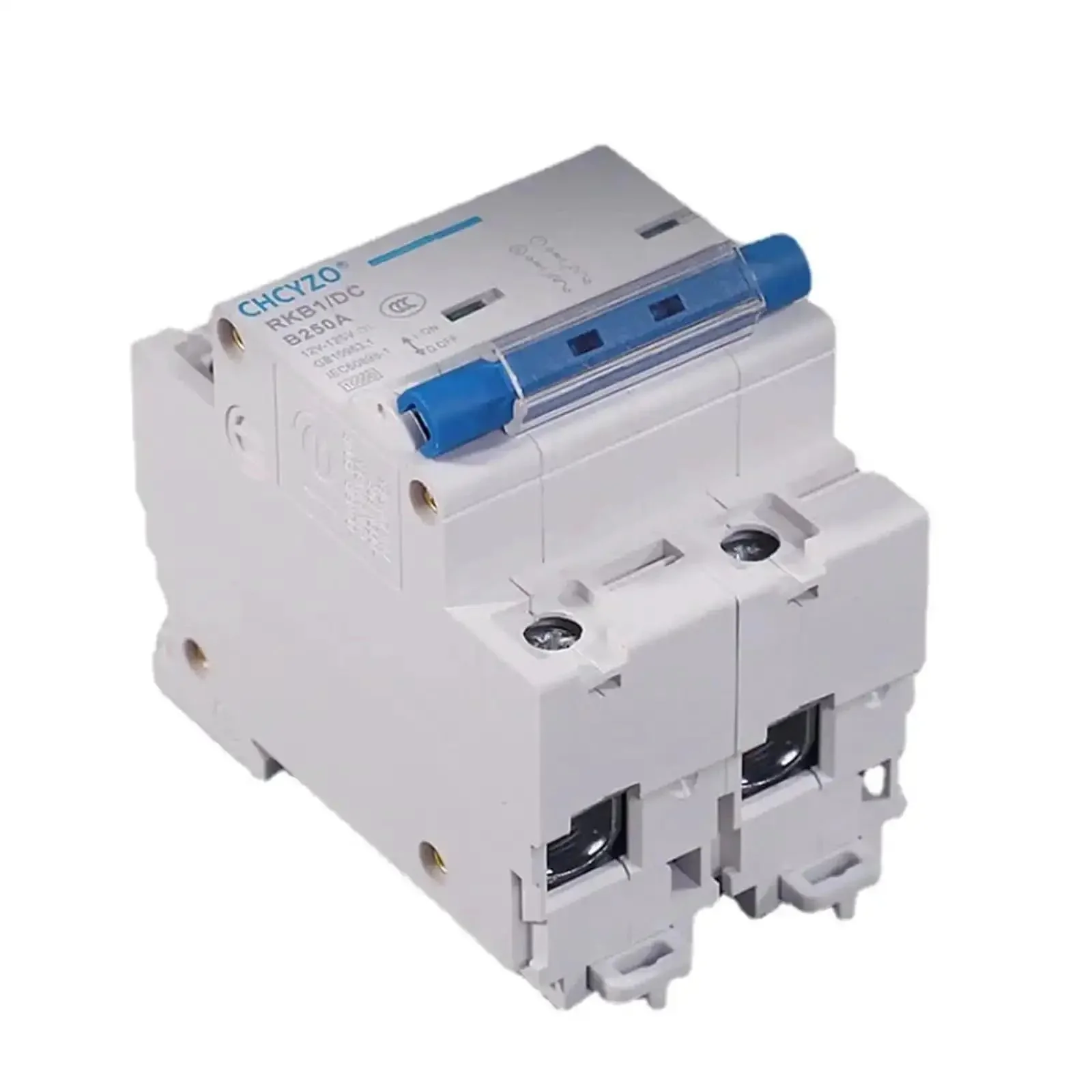 Two Pole Solar Battery Protection Circuit Breaker 12 To 125V With 80A 100A 125A 150A 200A Or 250A Current Options, Pressure Plate Terminal, Overload And Short Circuit Trip Prevention, Compact 2P Switch For Off Grid Home And RV Power - Image 3