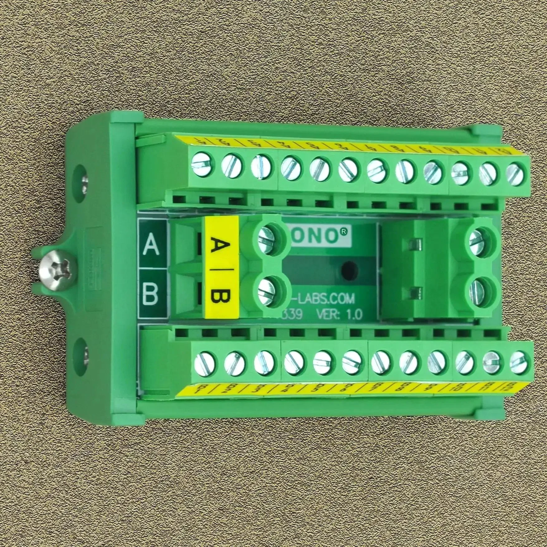 Two Row 2x12 Position Screw Terminal Block Distribution Module 30A 300V With Screw Mount A And B Channels Extensible For Easy Power Wiring And Quick System Distro - Image 2