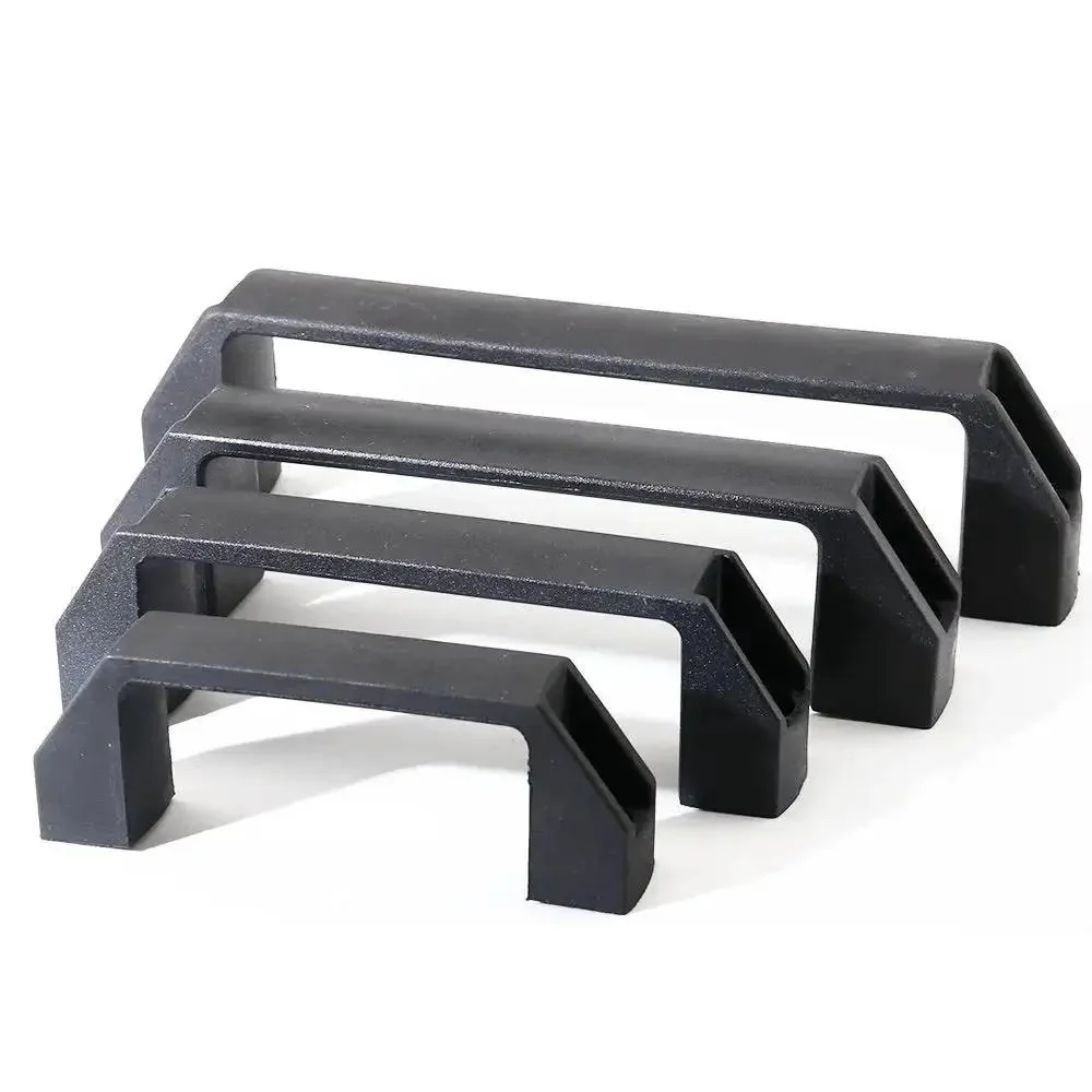 Two Sets 2020 Aluminum Extrusion Profile Door Handle And Frame Hinges Install Kit With Black Zinc Alloy Hinges Aluminum Handles 20 T Nuts 20 Hex Screws And 2 Wrenches All In One Easy Install - Image 2