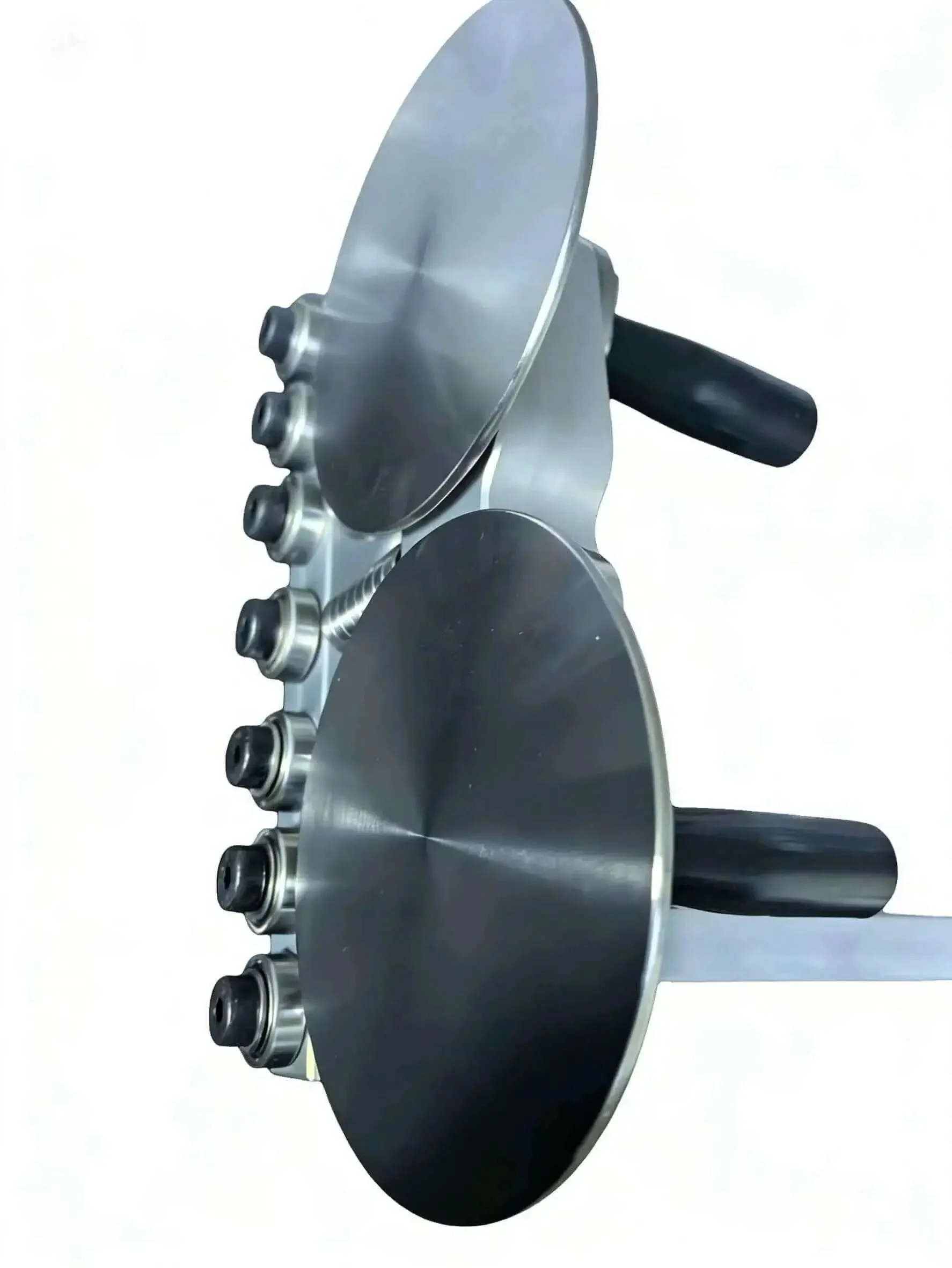 Two Station Disc Metal Bender For Sheet Metal Hem And Edge Bending Machine With 90 To 180 Degree Capability Pro Grade Quality Hem Depth 0.31 Inch To 2 Inch Heavy Duty Bender For 24 Ga Steel 26 Ga Stainless 20 Oz Copper 1 mm Zinc 0.040 Inch Aluminum - Image 2