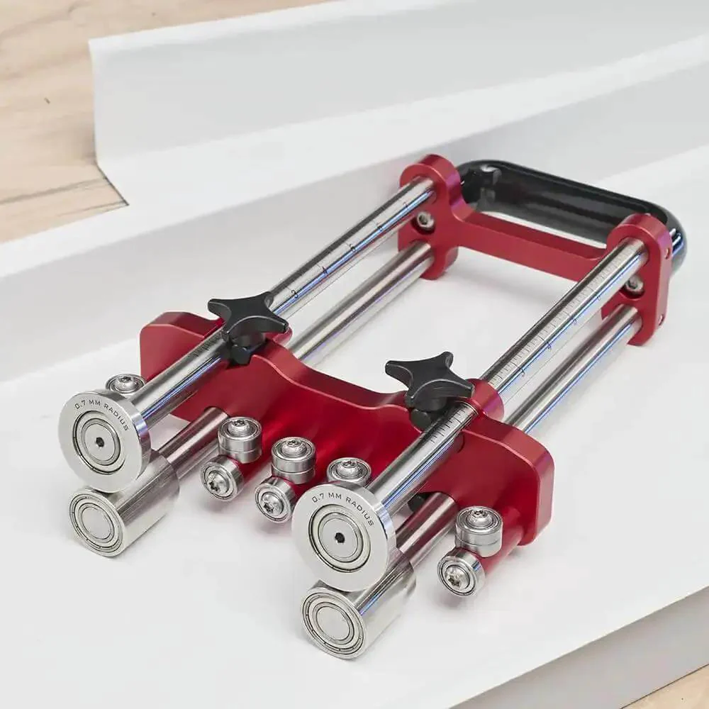 Two Station Metal Bender Pro Grade For Precise Bends Under 150mm, Adjustable Roller Spacing From 0.5mm To 1mm, Perfect For Profiling Metal Panels And Snap Lock Eave Installations - Image 3