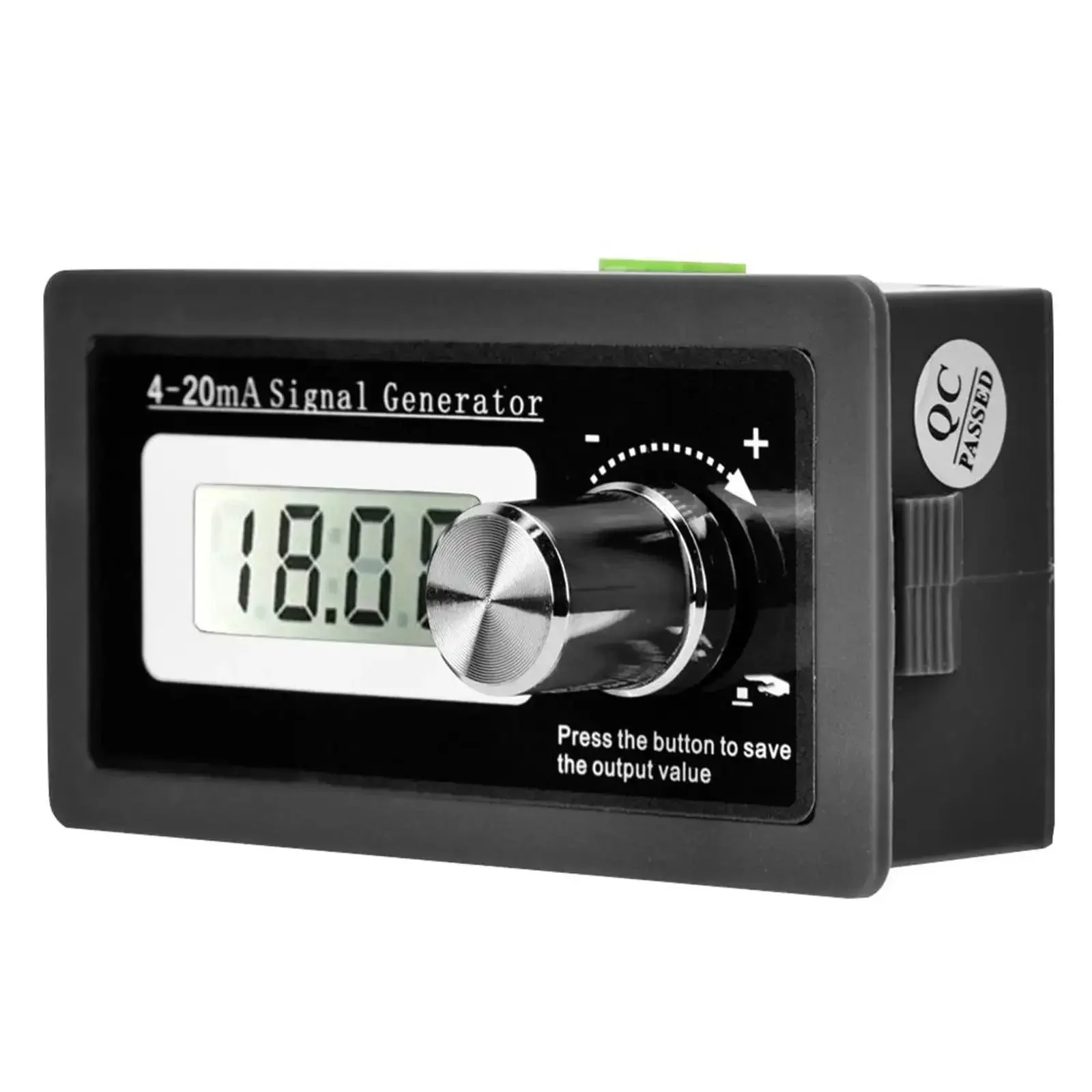 Two-Wire 4-20mA Loop Signal Generator With LCD Display, Extended 3-21mA Range, 0.5 Percent Accuracy, 0.01 Display Resolution, Calibrates Transmitters, Sensors, PLCs And Industrial Control Systems, Go-To Tool For Rotary Encoders And Memory Storage