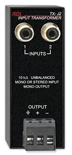 TX J2 Unbalanced Input Transformer For Mixing Two Unbalanced Signals Into A Clean Mono Balanced Output With Hum Cancellation And Unbalanced To Balanced Conversion For Pro Setups No Gain Stereo To Mono 30 Hz To 20 KHz - Image 2