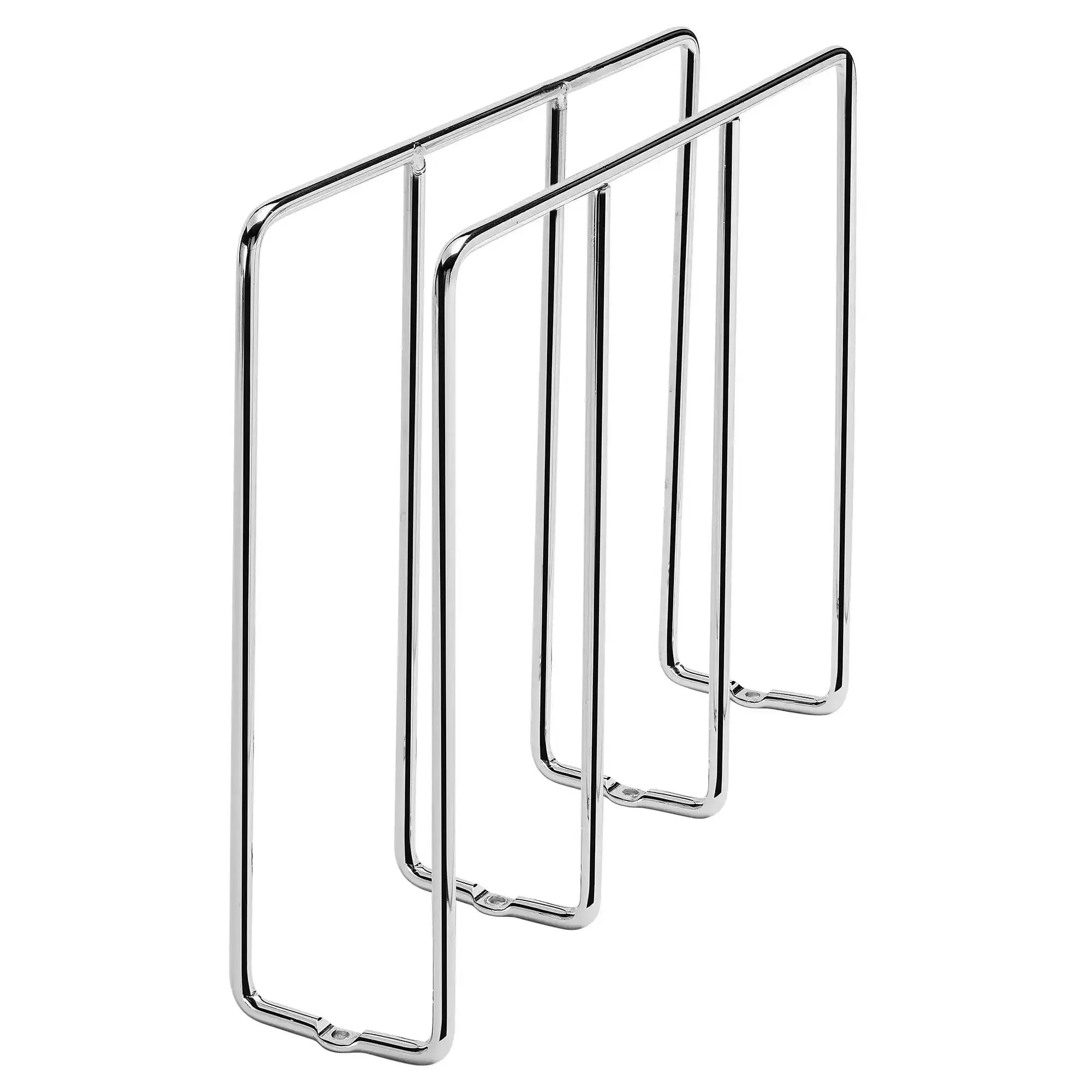 U-Shaped Wire Tray Divider For Baking And Cookie Sheets In Wall Or Base Kitchen Cabinets, Chrome Finish, 3.25 Inch Face Opening, Keeps Platters Separated, Easy To View And Access - Image 9