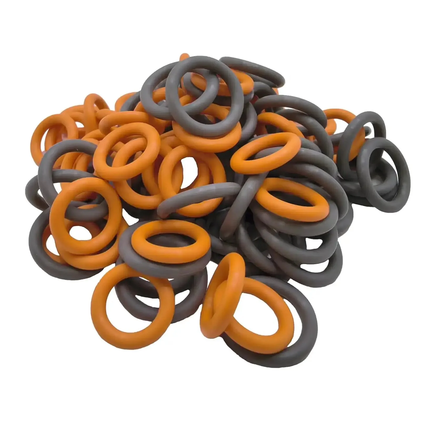 Ultimate 100-Piece Pressure Washer O-Rings Kit for M22 14mm Quick Connect Couplers - Featuring 50 Kickass Orange Seals for 1/4 Inch QD and 50 Rock-Solid Grey for 3/8 Inch Fittings, Perfect for Hassle-Free Hose, Wand, and Nozzle Repairs and Upgrades
