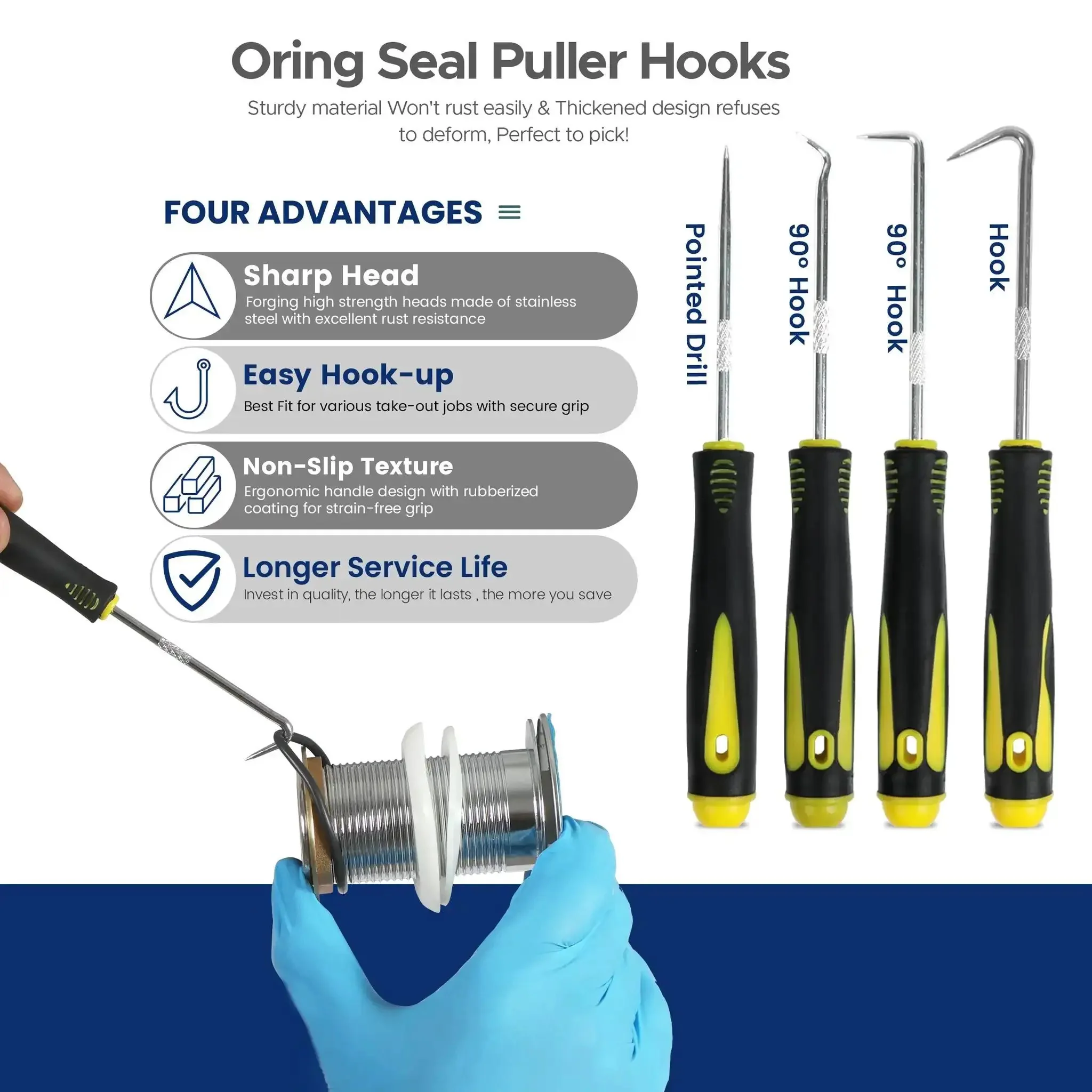 Ultimate O Ring Kit With 1560 Pcs Across 32 Sizes Nitrile Rubber Assortment Plus 4 Hook Set And Grease Tube For Automotive Plumbing Pressure Washer Air And Gas Sealing Connections - Image 6
