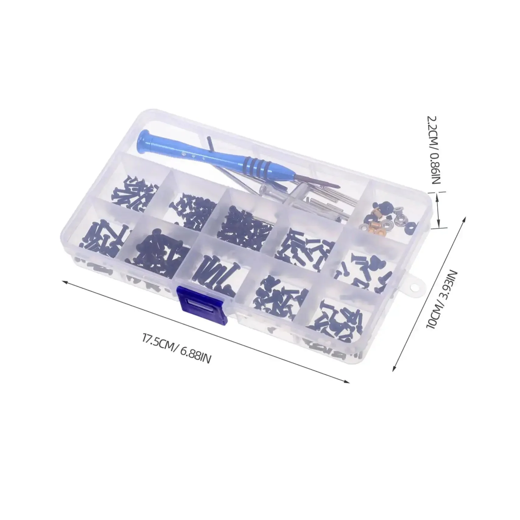 Ultimate RC Car Screw Tool Kit, Metric Fasteners, Nuts and Bolts, Precision Bits, Portable Organized Case for Quick Repairs, Maintenance, Upgrades, Works with Multiple RC Car Models - Image 9