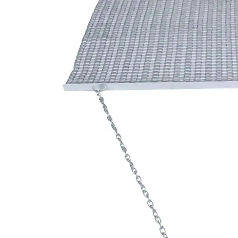 Ultra Heavy Duty ATV UTV Field Surface Leveling Drag Mat With Zinc And Steel Build Five Feet By Four Point Five Feet Tow Chain And Tow Ring Galvanized Mesh For Lawn And Yard Work Weather Ready Leveler Built Tough For Yard Work - Image 6