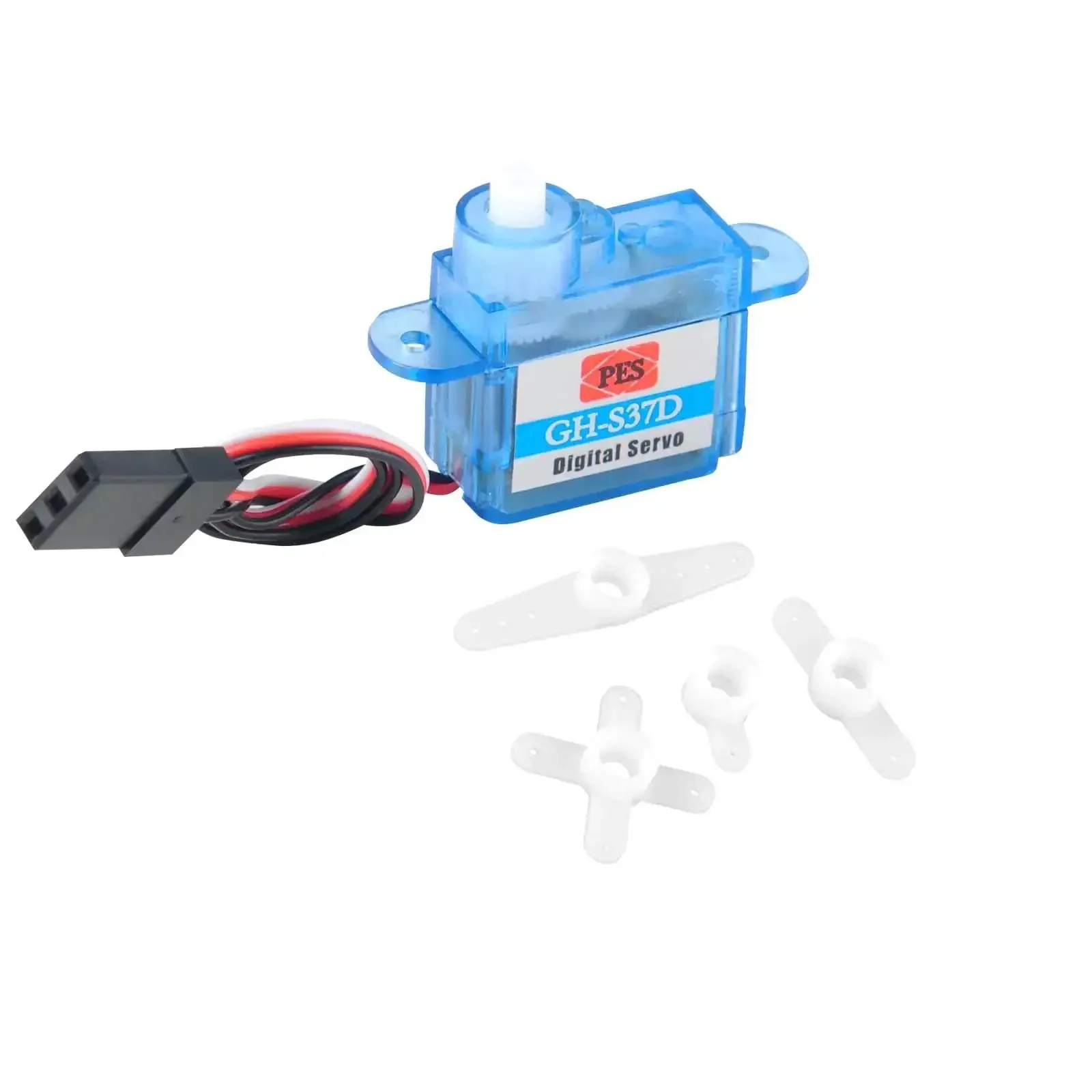 Ultra Lightweight Micro Digital Servo GH S37D Coreless Motor For RC Aircraft And Drones, Beefed Up 0.5 To 0.7 Kg Cm Torque, 0.10 To 0.13 Seconds Per 60 Degrees, Six Pack Of Micro Servos For RC Cars Planes Helicopters Aeromodelling - Image 4