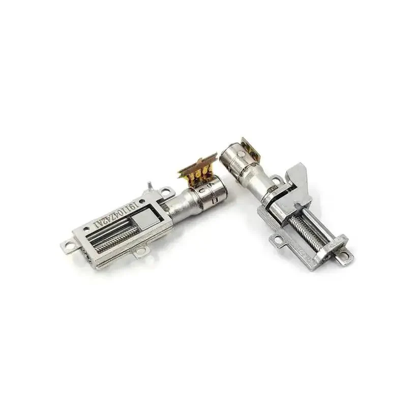 Ultra Micro 5mm Stroke Linear Actuator With 5mm Travel, 2 Phase 4 Wire Stepper Motor, Precision Metal Gearbox, Dope For Tiny Robot Builds, CNC Projects, Electronics Projects, 10 Piece Pack