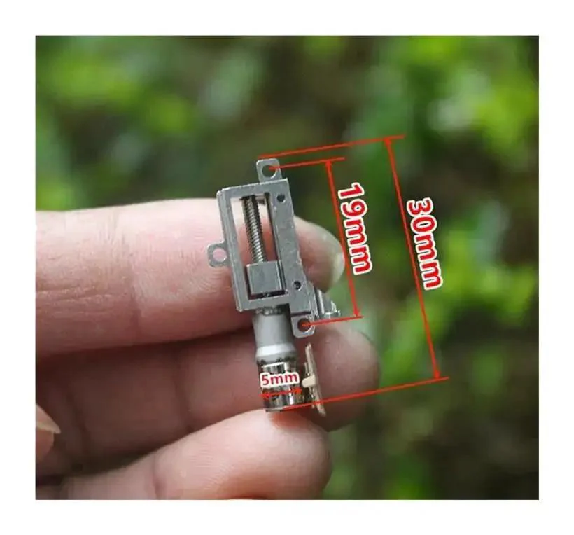 Ultra Micro 5mm Stroke Linear Actuator With 5mm Travel, 2 Phase 4 Wire Stepper Motor, Precision Metal Gearbox, Dope For Tiny Robot Builds, CNC Projects, Electronics Projects, 10 Piece Pack - Image 4
