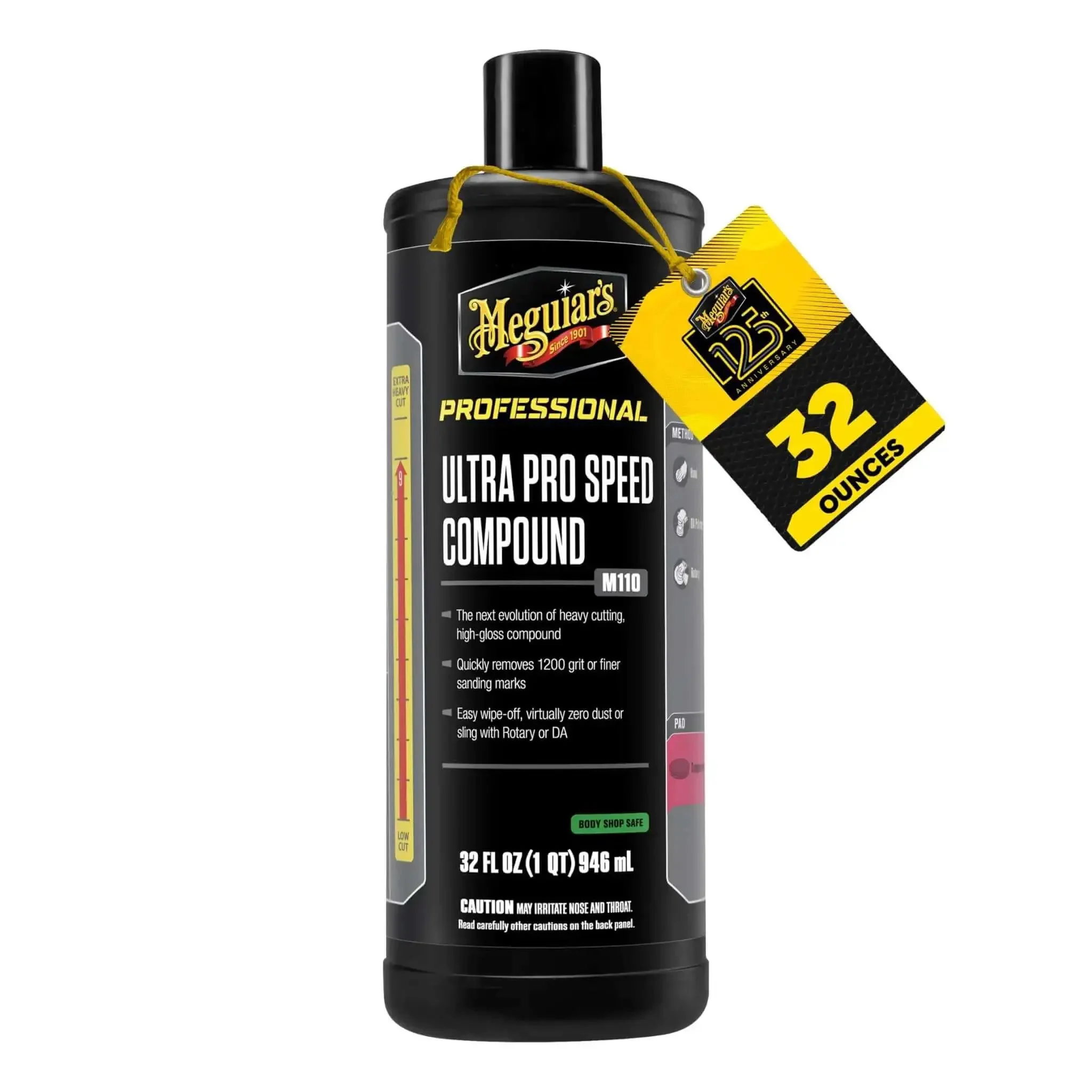 Ultra Pro Speed Compound M11032 Heavy Duty Compound For Pro Scratch Removal Oxidation Removal Heavy Swirl Mark Removal And Car Polish For DA Polisher Use 32 Oz
