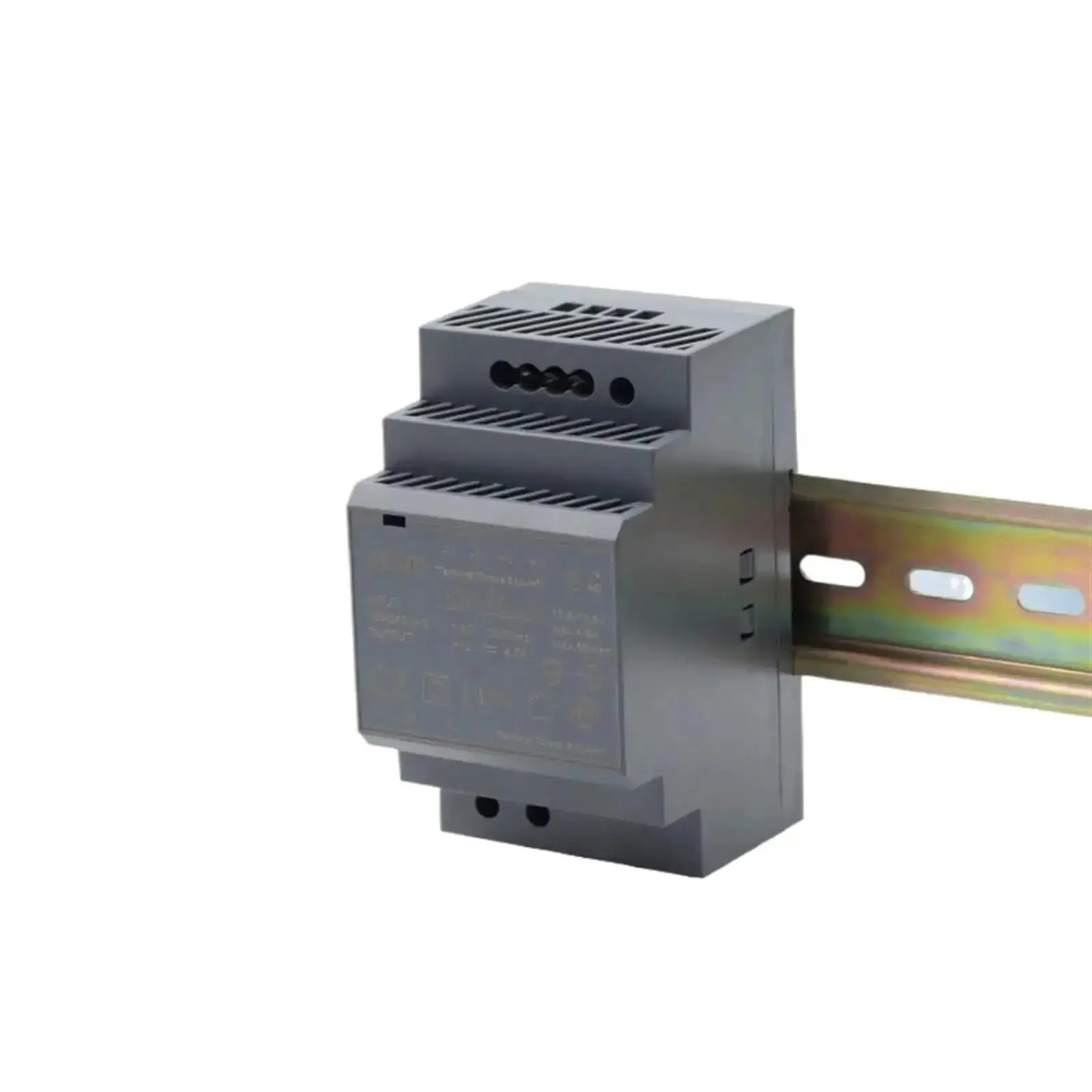 Ultra Slim DIN Rail Power Supply 60W 100-240V Input With 5V 12V 24V 48V Outputs Switching Mode Industrial PSU For Automation, Control Panels, And Tight Spaces In The Rack