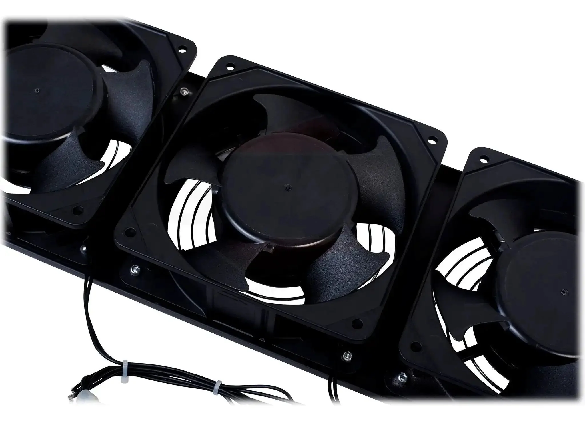 UltraQuiet Edition 3U Rackmount Cooling Fan System With Triple Exhaust Fans For Studio Gear And DJ PA Amps Keeps Network Servers Cool And Protected Temperature Control Panel Cabinet For IT Racks - Image 5