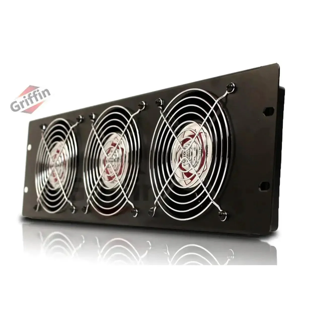 UltraQuiet Edition 3U Rackmount Cooling Fan System With Triple Exhaust Fans For Studio Gear And DJ PA Amps Keeps Network Servers Cool And Protected Temperature Control Panel Cabinet For IT Racks - Image 9