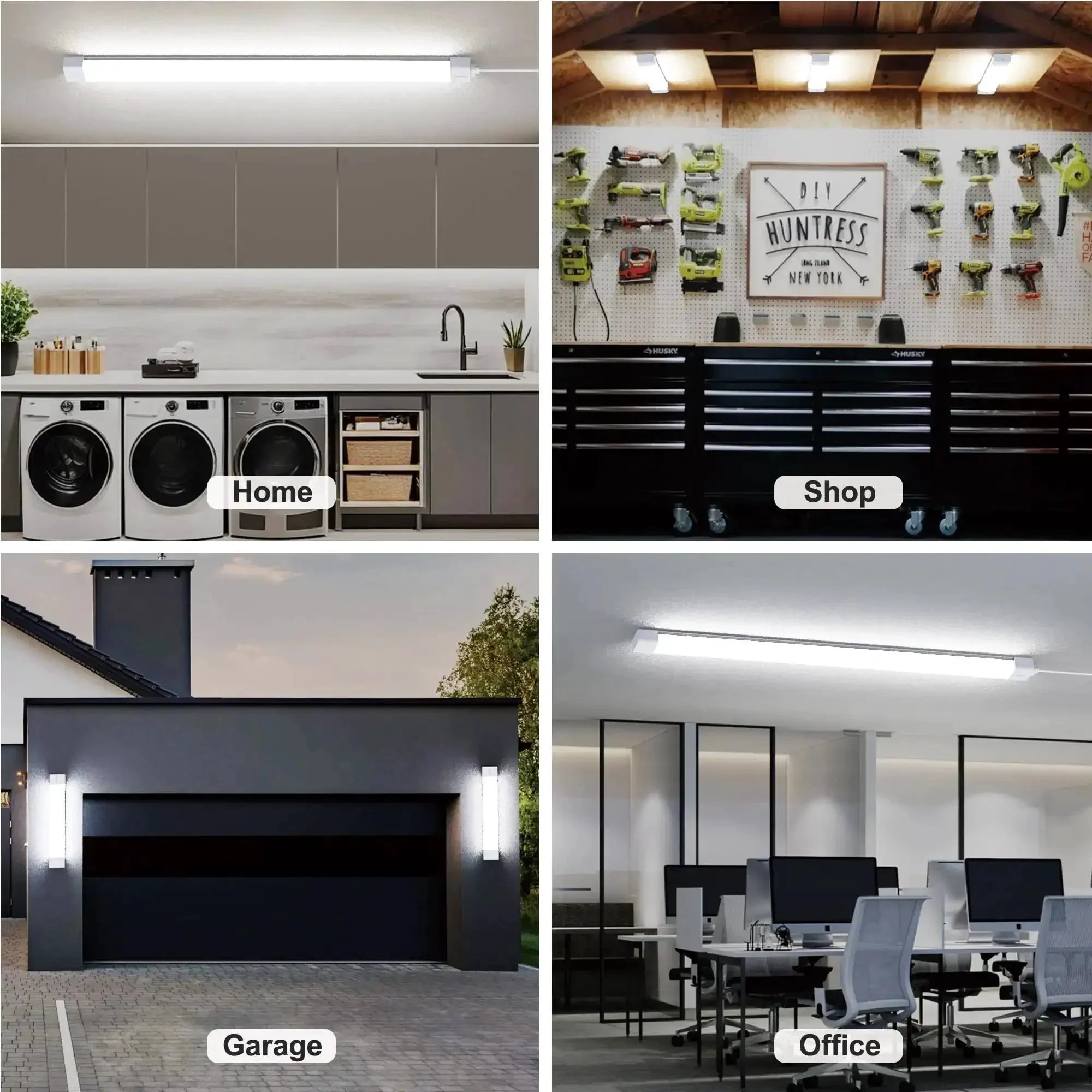 Under Cabinet Lights With Plug Dimmable 3000K To 6500K Color Temperature Wireless Control Panel And Remote 15W 1500LM 16 Inch Sweet For Kitchen Garage Bathroom Closet Office - Image 2