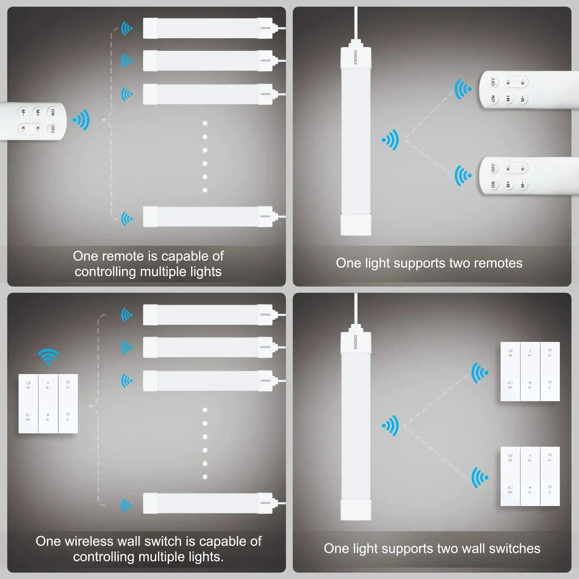 Under Cabinet Lights With Plug That Dim From 3000K To 6500K, 1500 Lumens, 15W, Wireless Control Panel And Remote, 16 Inch Length, Your Go-To Lighting For Kitchen, Garage, Bathroom, Closet And Office - Image 2