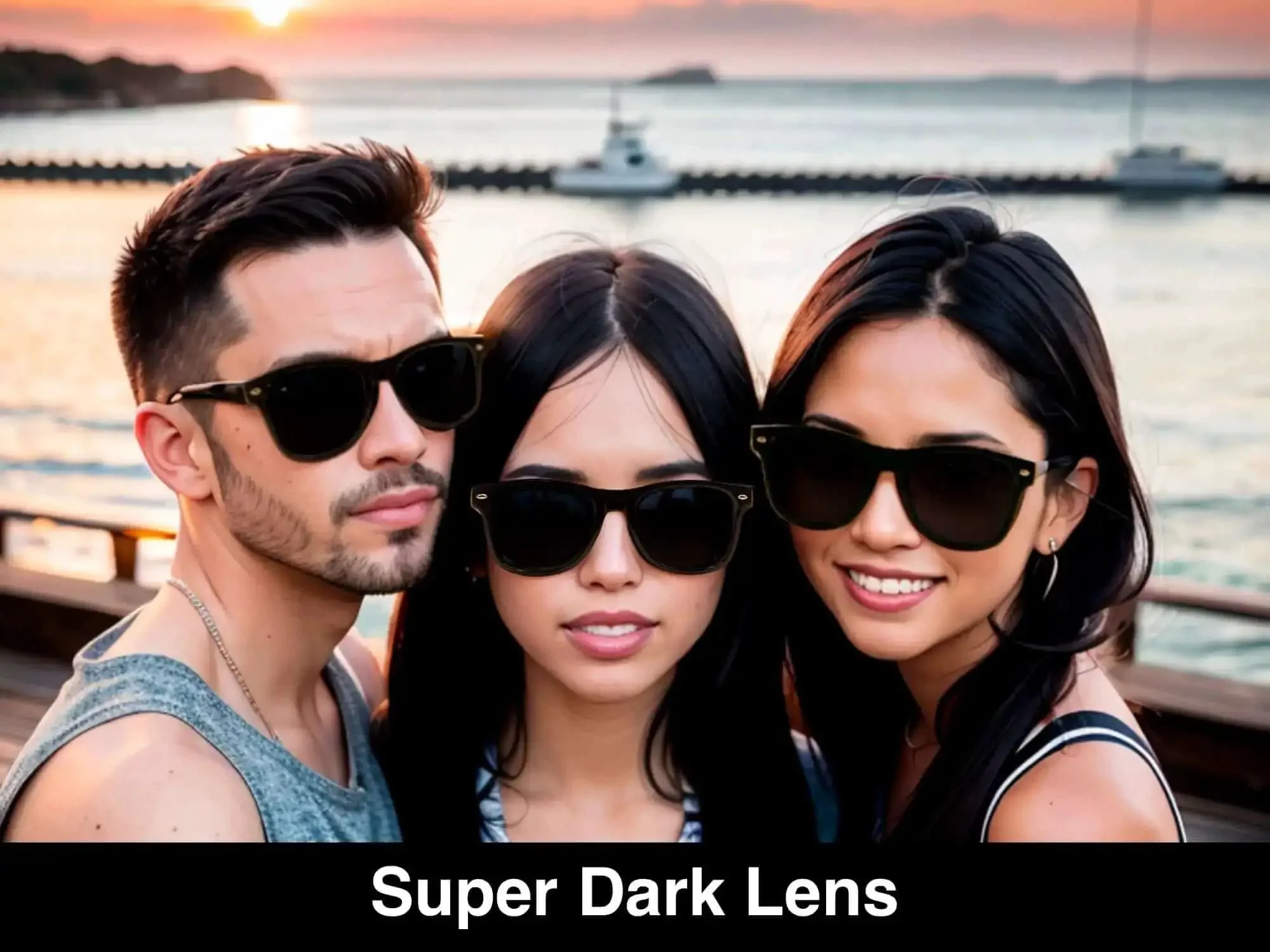 Unisex Retro Sunglasses For Men And Women With UV400 Protection, Classic Cool Shades For Driving, Hiking, Outdoors, Vintage Style Eyewear For Everyday Wear - Image 8