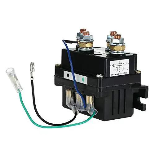 Universal 12V 500A Winch Solenoid Relay Contactor For Heavy Duty Upgrades, High Current Activation For Vehicle Mounted Winches, Replacement Part For Off Road Trucks And ATVs, Durable Marine Grade Build - Image 2