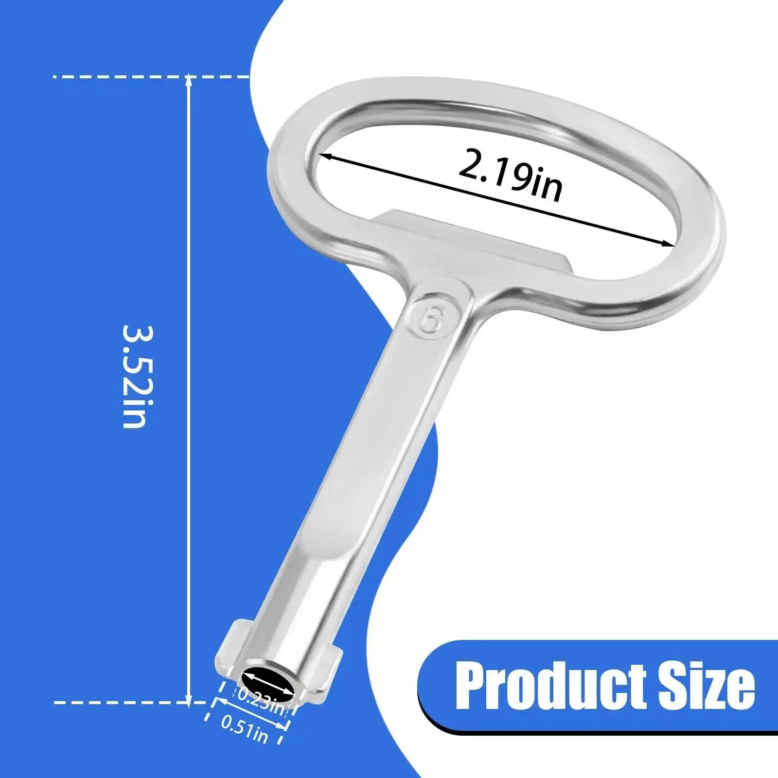 Universal 6mm Hole Electrical Cabinet Key For Switchgear, Control, Network And GGD Cabinets, AE Boxes And Enclosures, Your Go To Quick Unlock Tool For Industrial Panels - Image 4